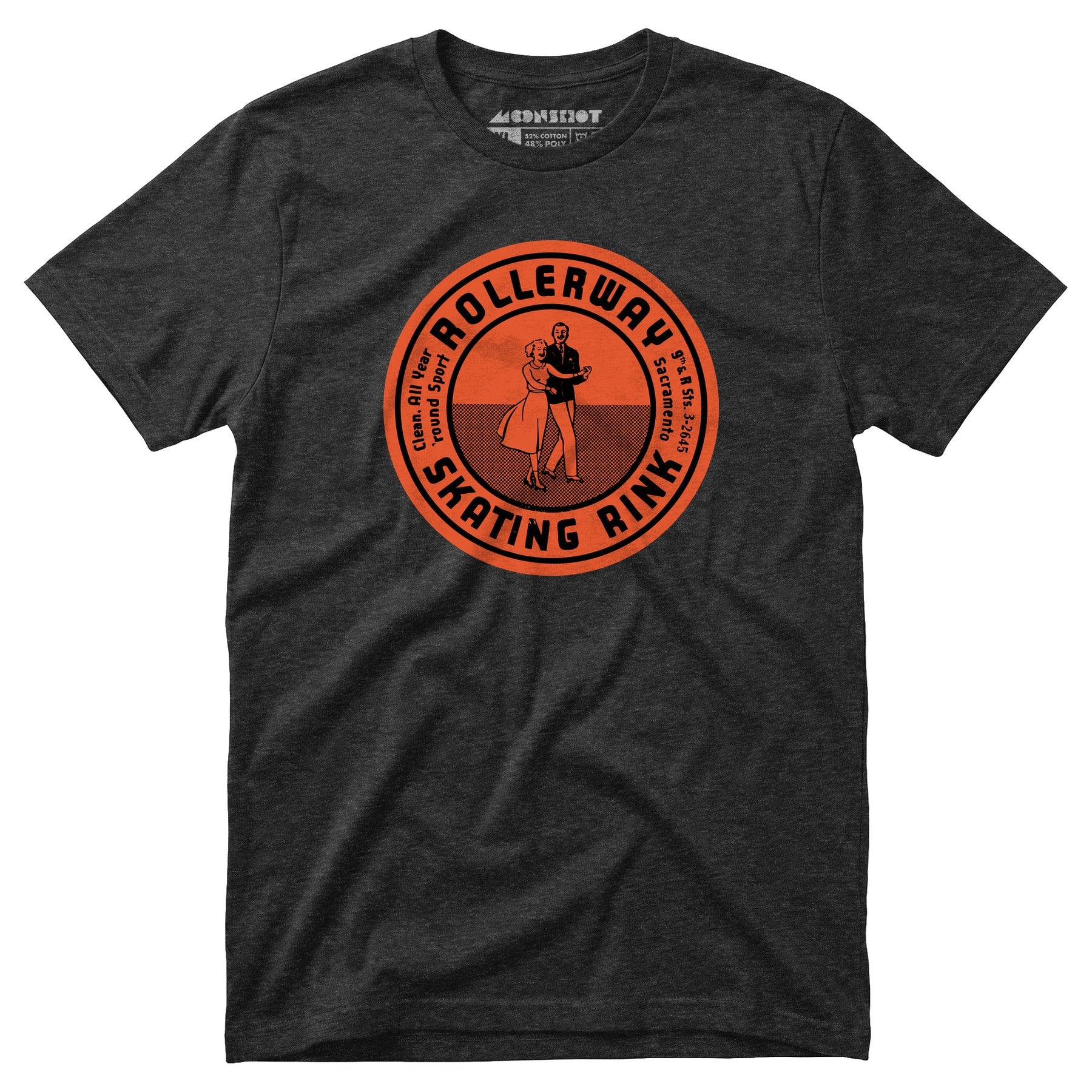 Rollerway - Sacramento, CA - Vintage Roller Rink - Unisex T-Shirt