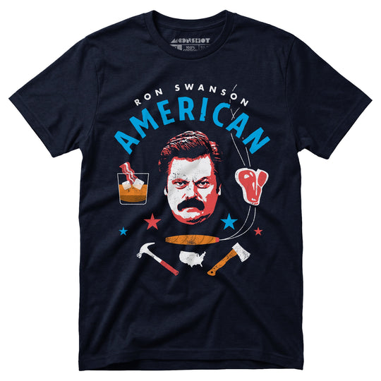 Ron Swanson American - Unisex T-Shirt