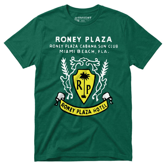 Roney Plaza - Miami Beach, FL - Vintage Hotel - Unisex T-Shirt