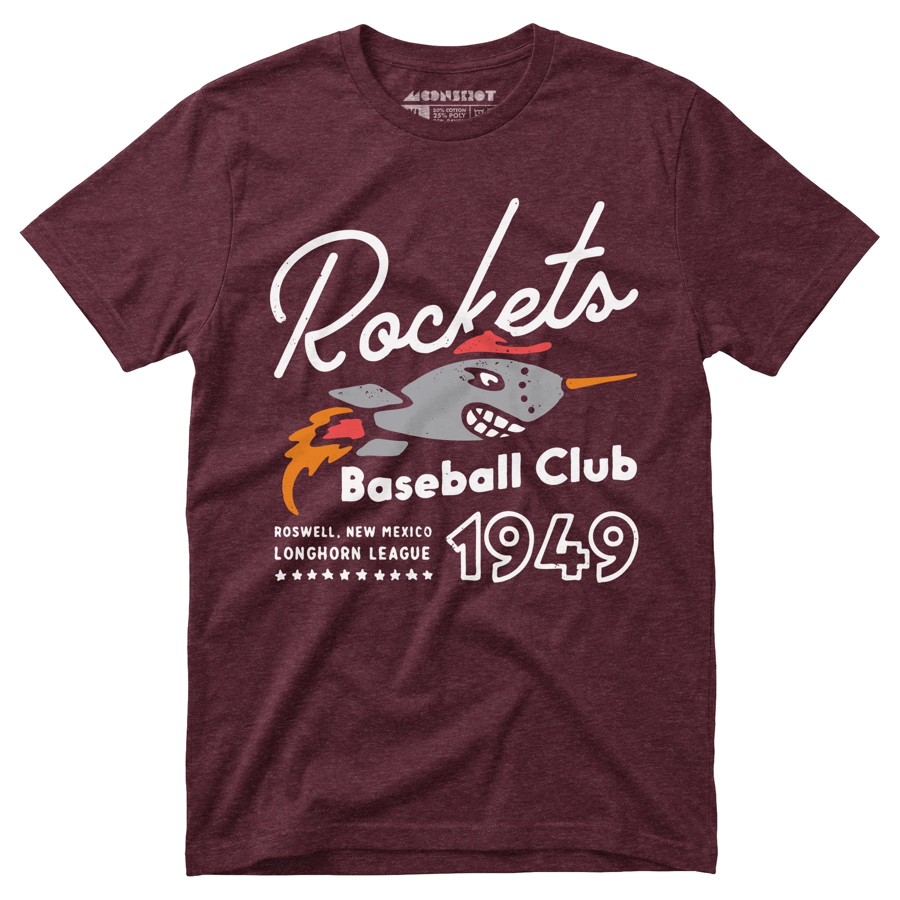Roswell Rockets - New Mexico - Vintage Defunct Baseball Teams - Unisex T-Shirt