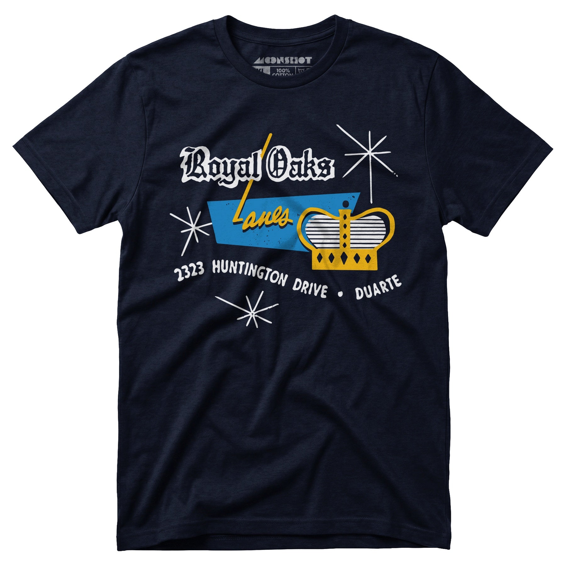 Royal Oaks Lanes - Duarte, CA - Vintage Bowling Alley - Unisex T-Shirt