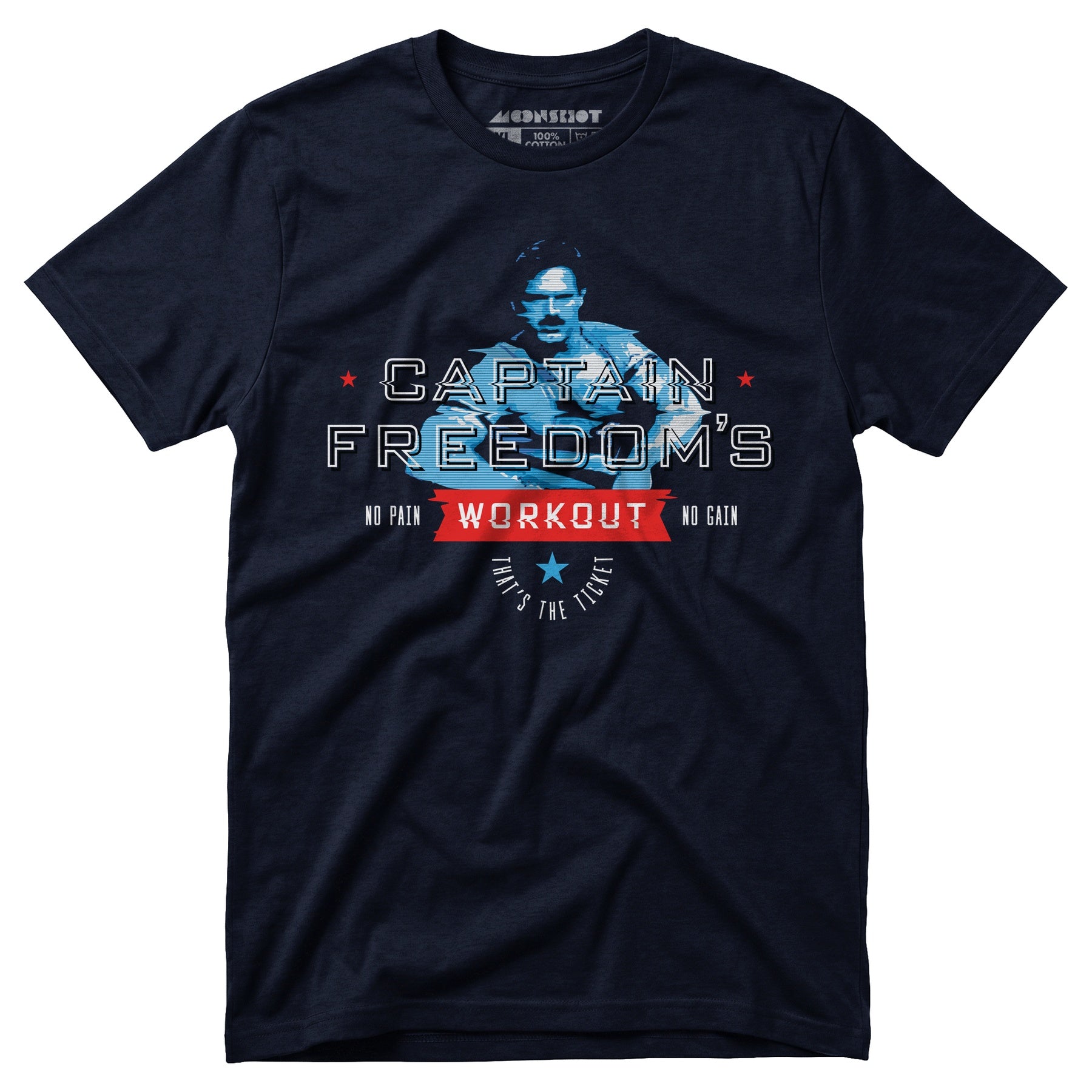 Running Man - Captain Freedom's Workout - Unisex T-Shirt