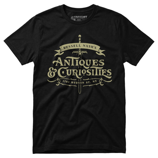 Russell Nash Antiques & Curiosities - Unisex T-Shirt