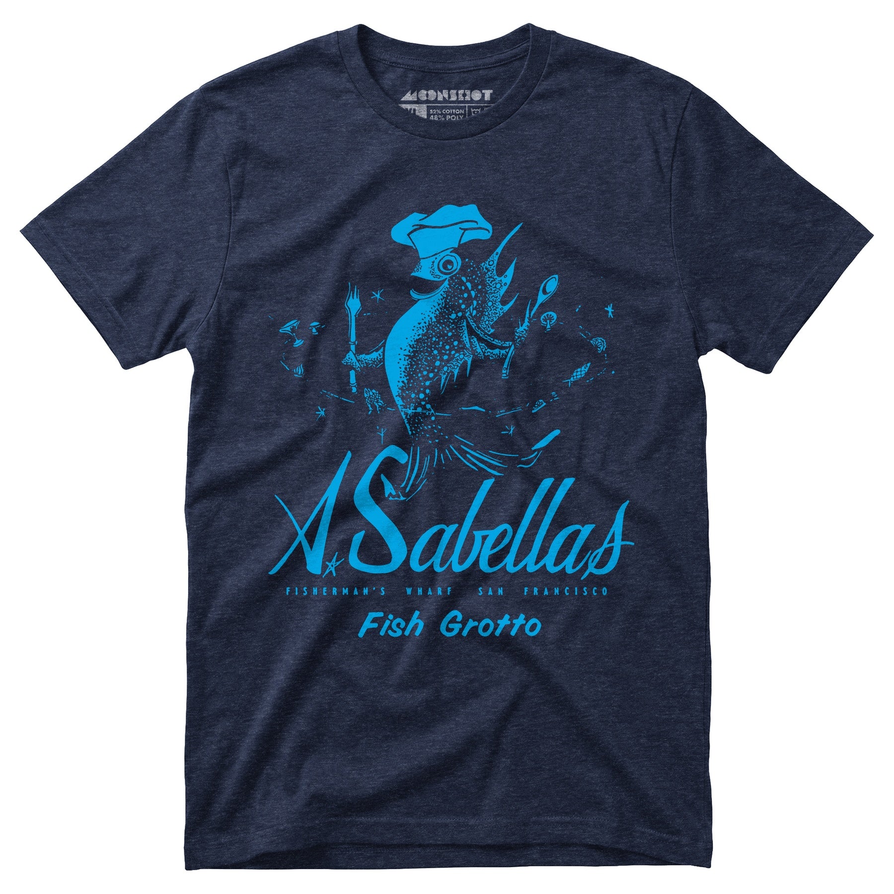 Sabella's Fish Grotto - San Francisco, CA - Vintage Restaurant - Unisex T-Shirt