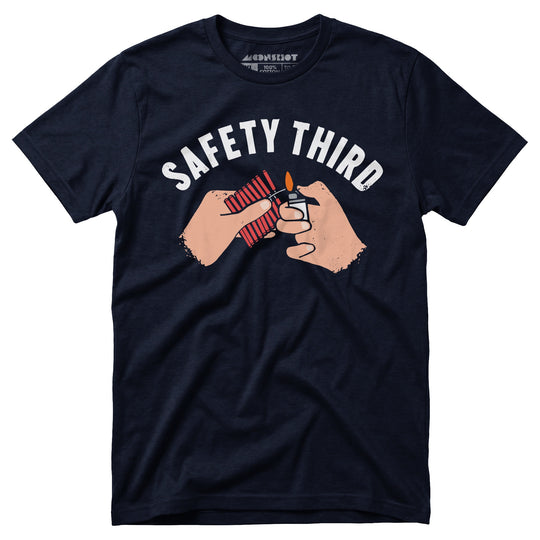 Safety Third - Unisex T-Shirt in Navy