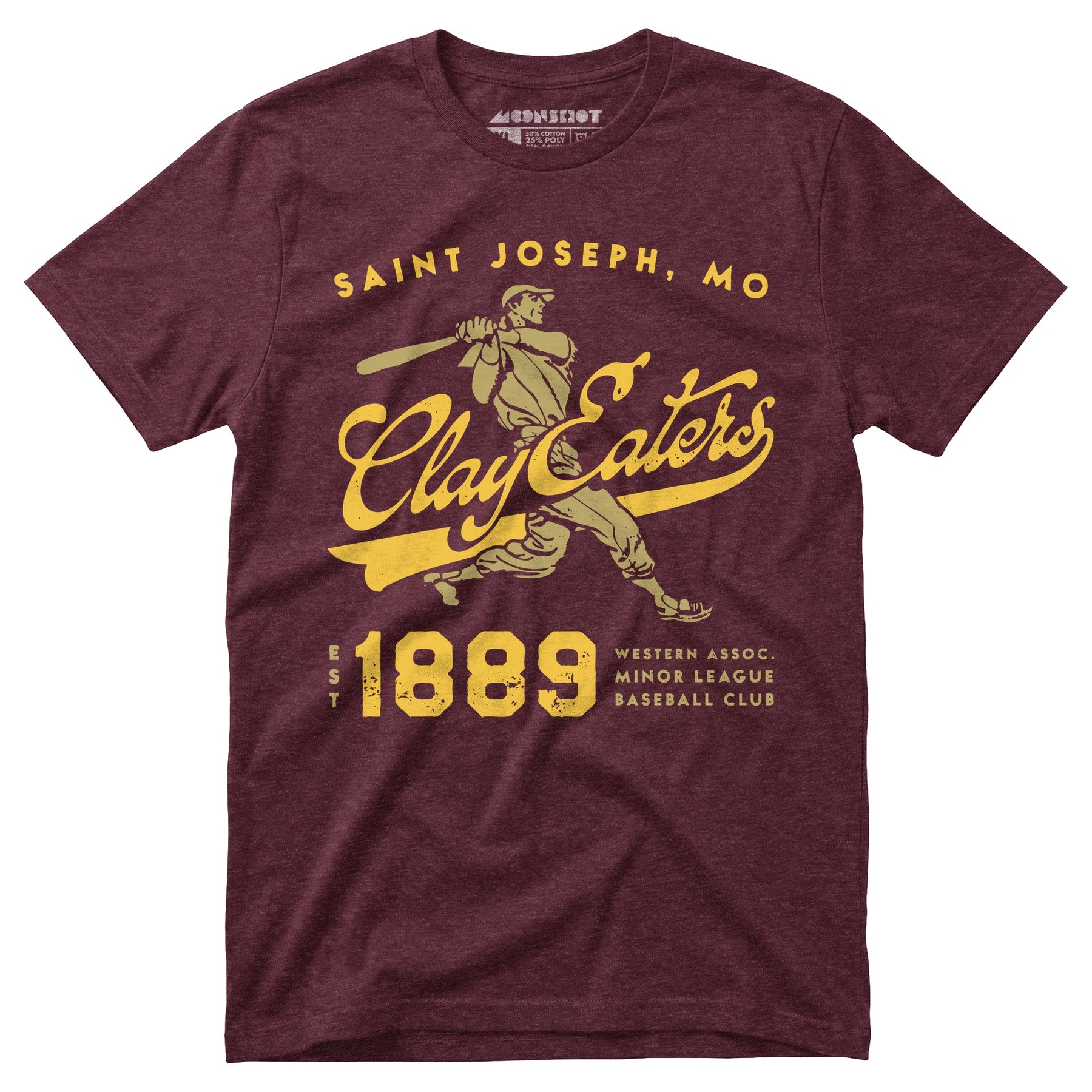 Saint Joseph Clay Eaters - Missouri - Vintage Defunct Baseball Teams - Unisex T-Shirt
