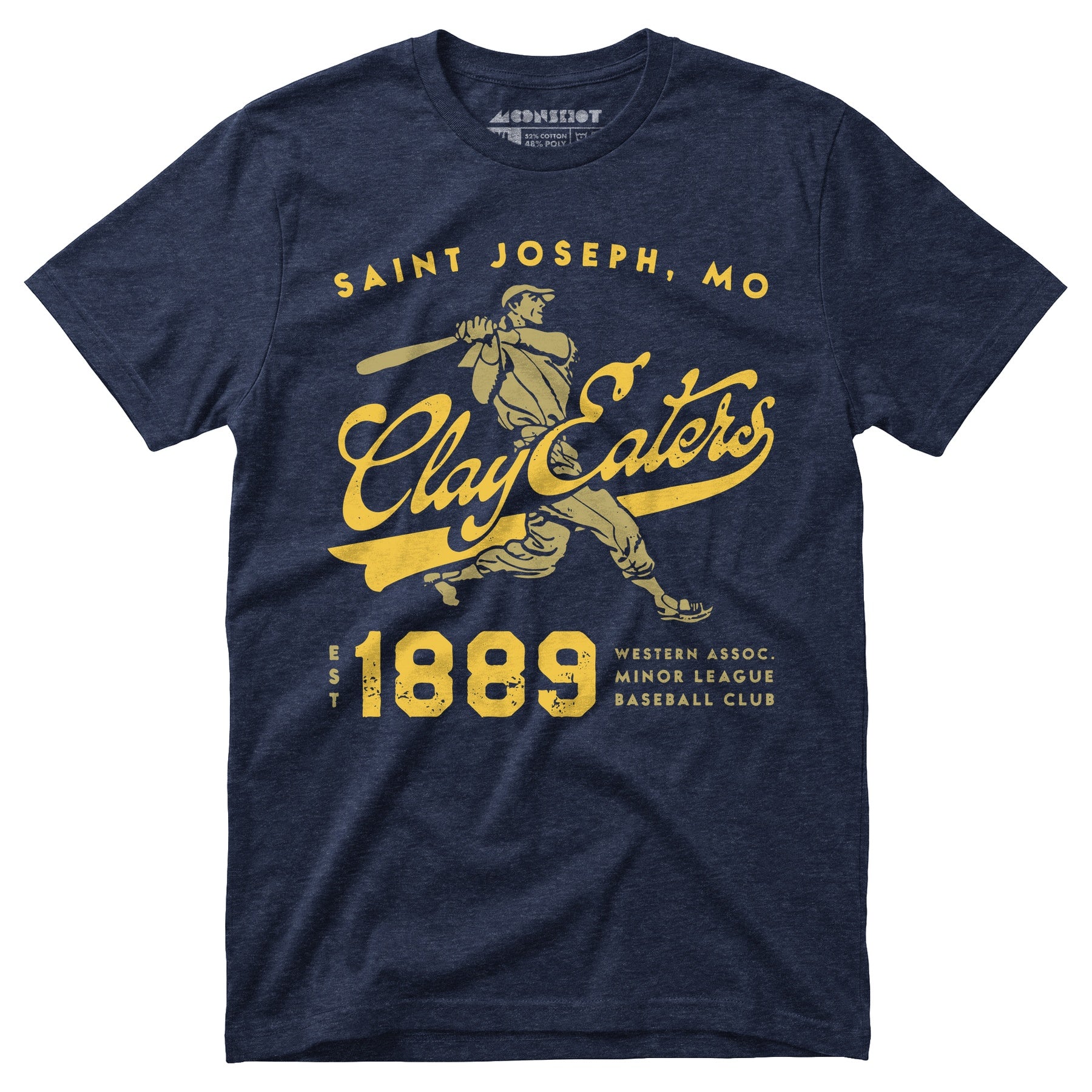 Saint Joseph Clay Eaters - Missouri - Vintage Defunct Baseball Teams - Unisex T-Shirt