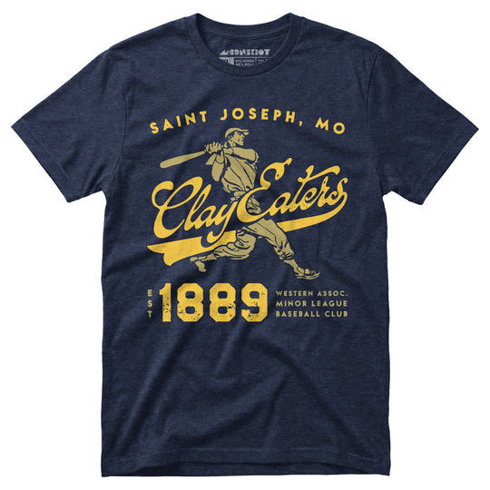 Saint Joseph Clay Eaters - Missouri - Vintage Defunct Baseball Teams - Unisex T-Shirt