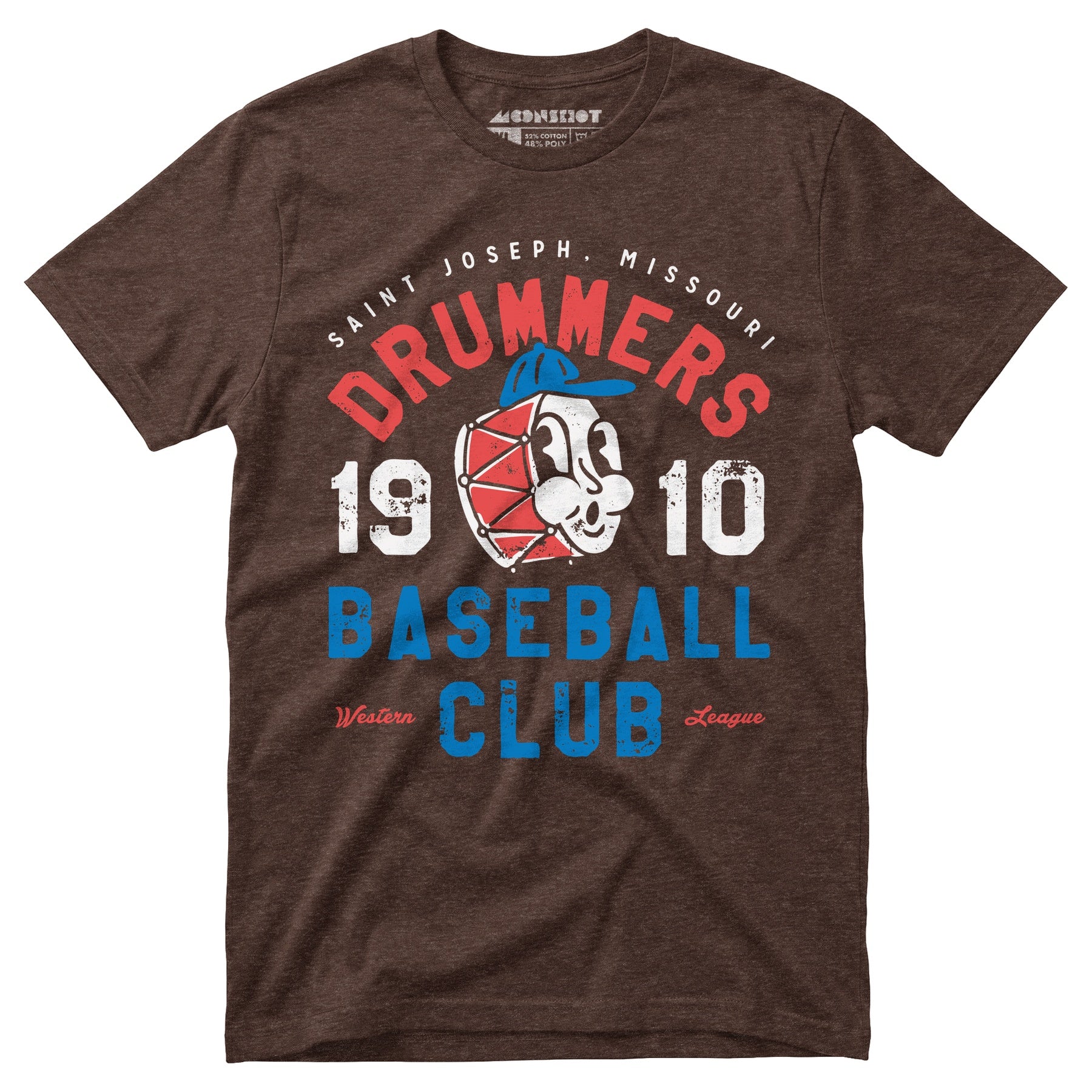 Saint Joseph Drummers - Missouri - Vintage Defunct Baseball Teams - Unisex T-Shirt