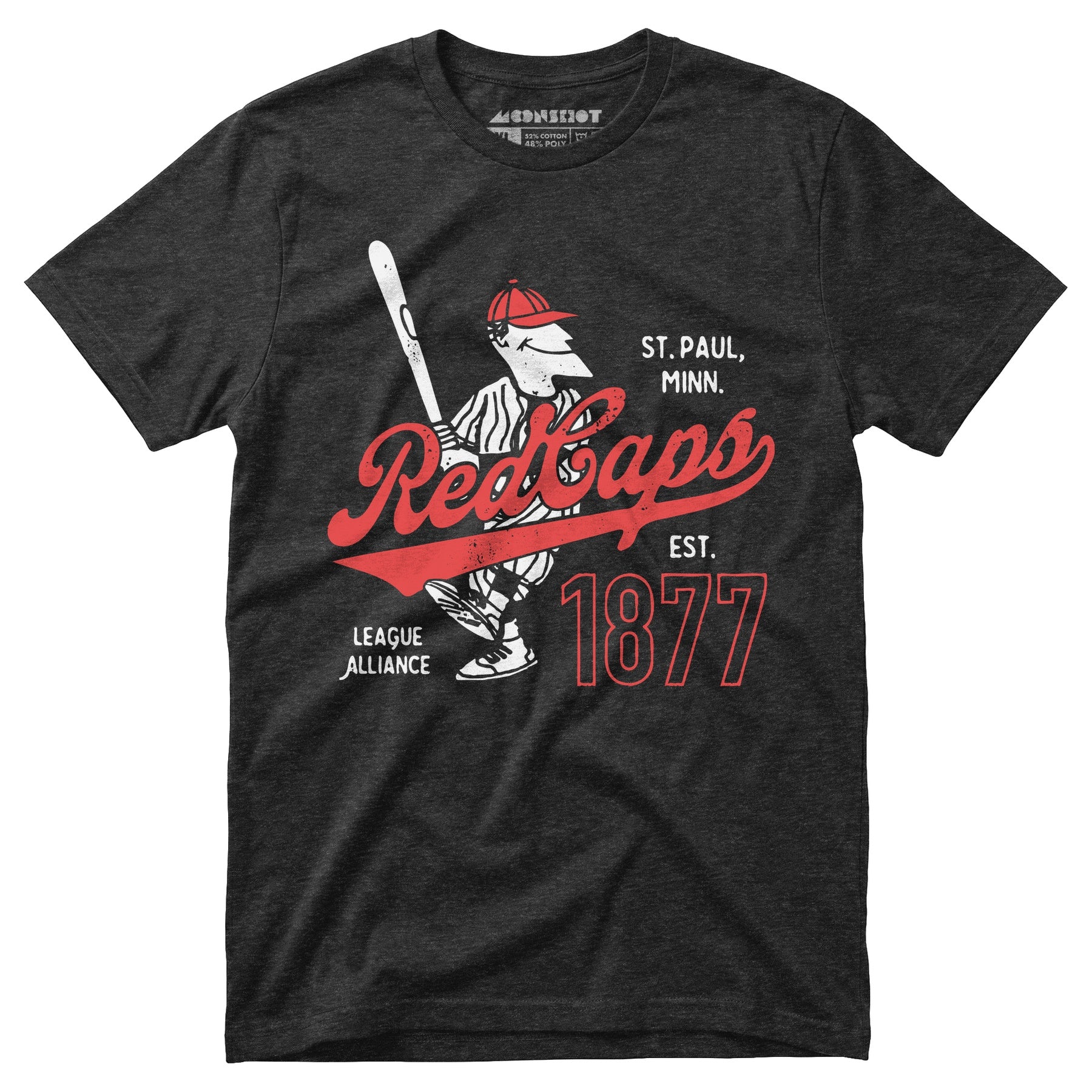 Saint Paul Red Caps - Minnesota - Vintage Defunct Baseball Teams - Unisex T-Shirt