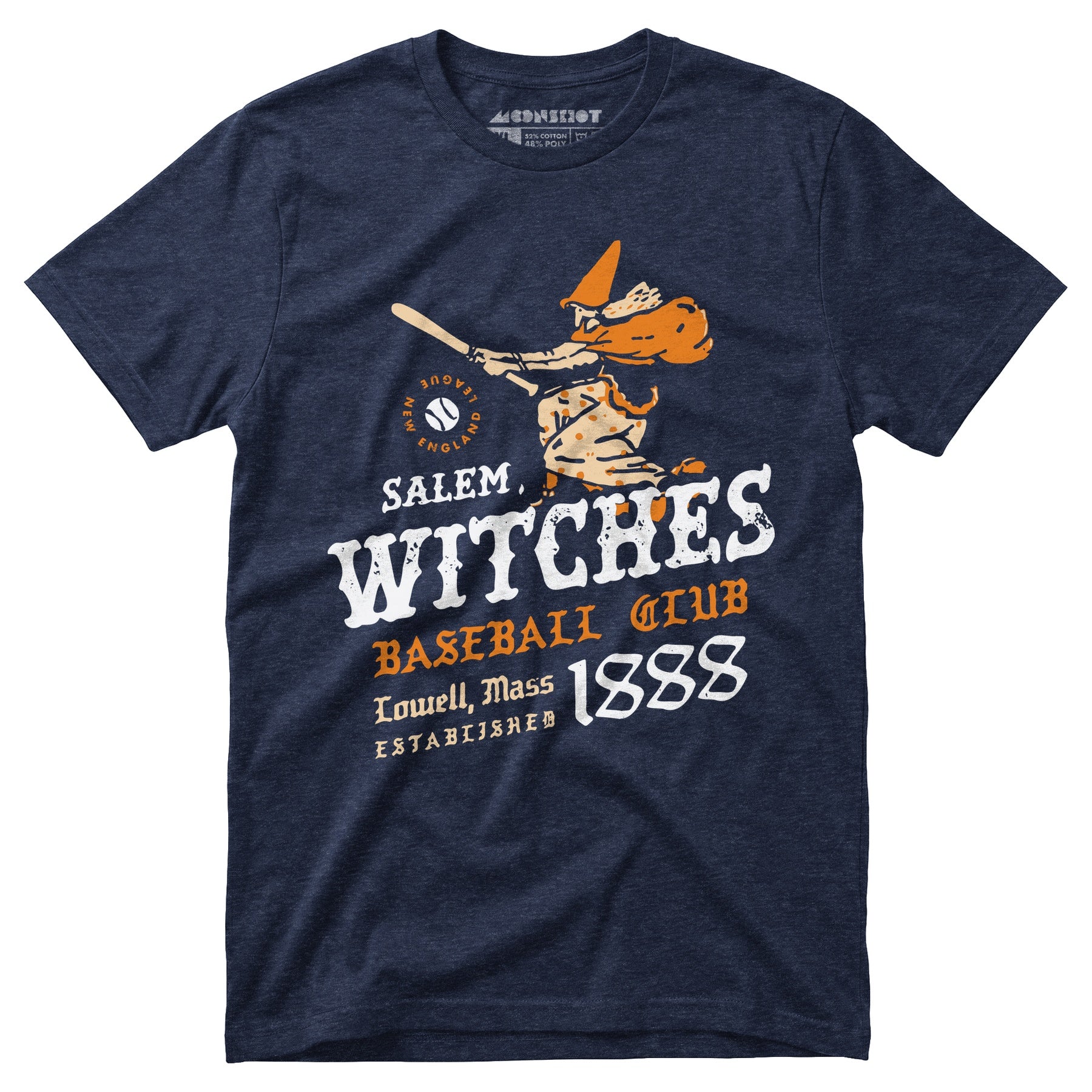 Salem Witches - Massachusetts - Vintage Defunct Baseball Teams - Unisex T-Shirt