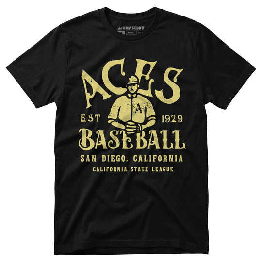 San Diego Aces - California - Vintage Defunct Baseball Teams - Unisex T-Shirt
