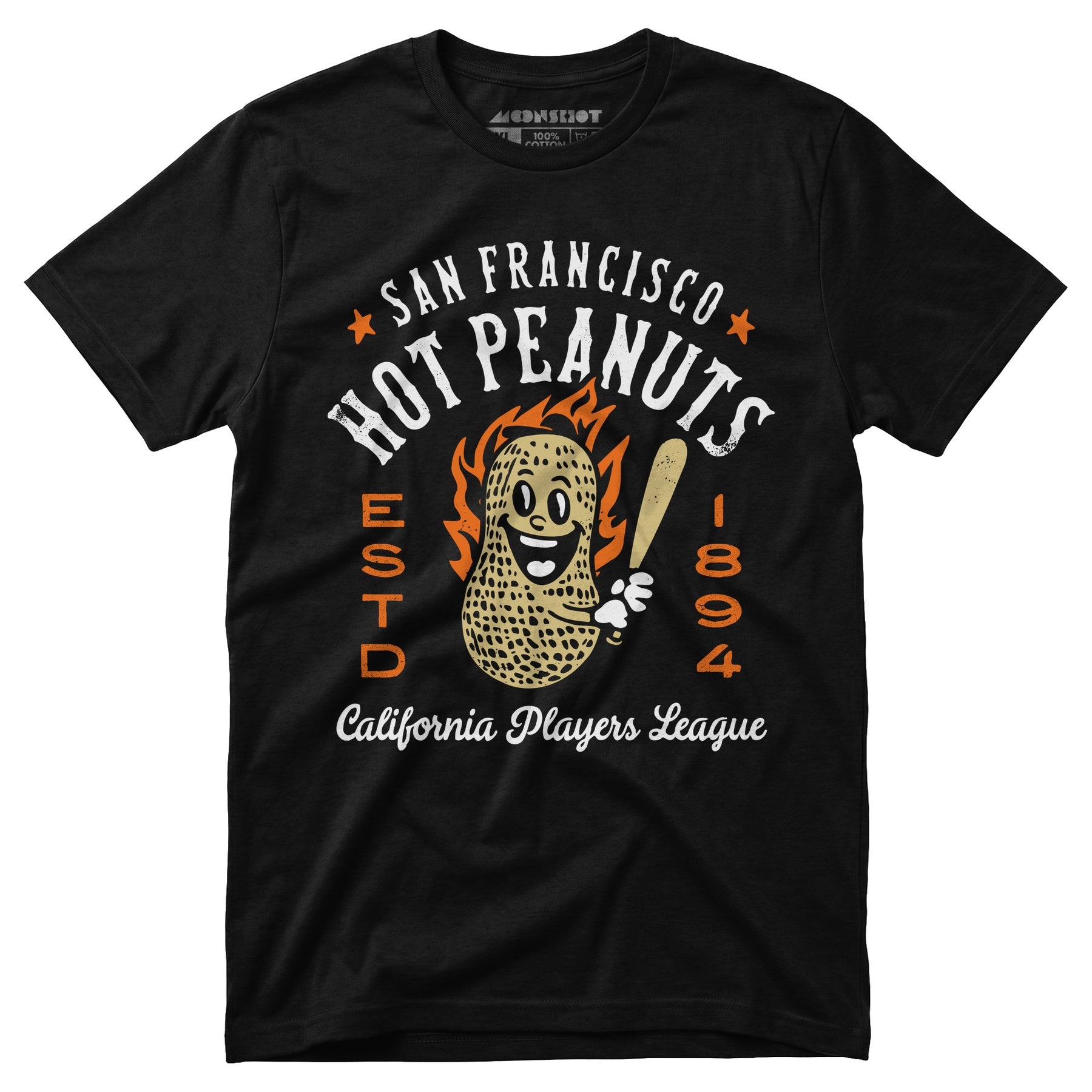 San Francisco Hot Peanuts - California - Vintage Defunct Baseball Teams - Unisex T-Shirt