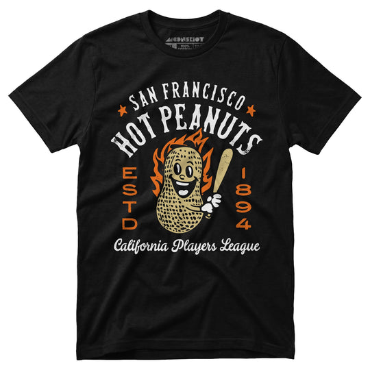 San Francisco Hot Peanuts - California - Vintage Defunct Baseball Teams - Unisex T-Shirt