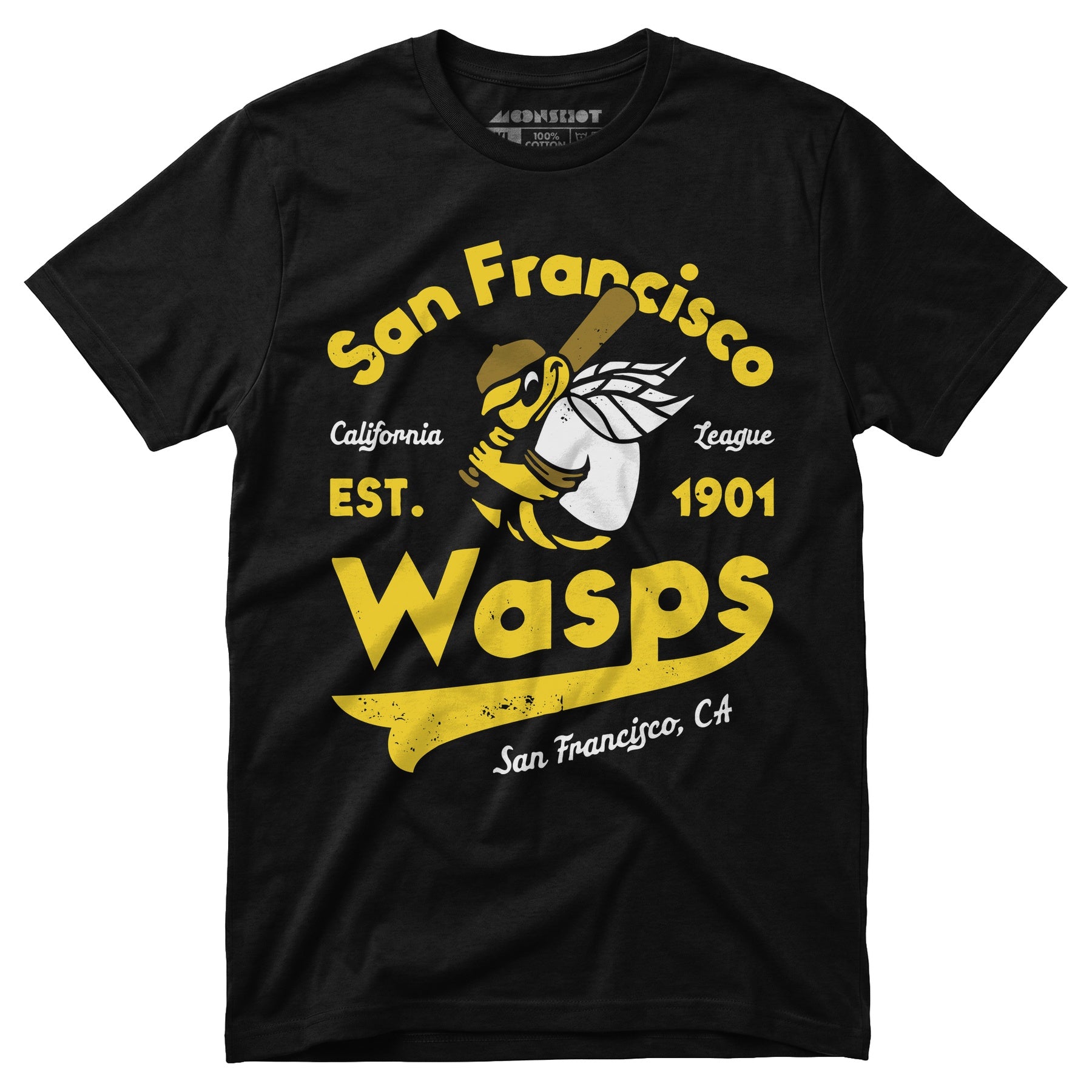 San Francisco Wasps - California - Vintage Defunct Baseball Teams - Unisex T-Shirt