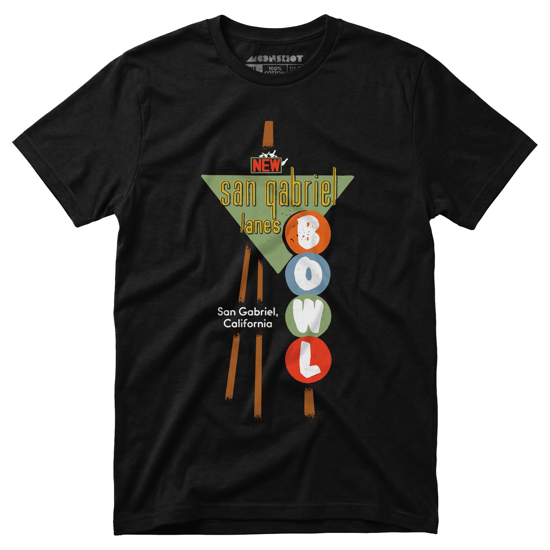 San Gabriel Lanes - San Gabriel, CA - Vintage Bowling Alley - Unisex T-Shirt