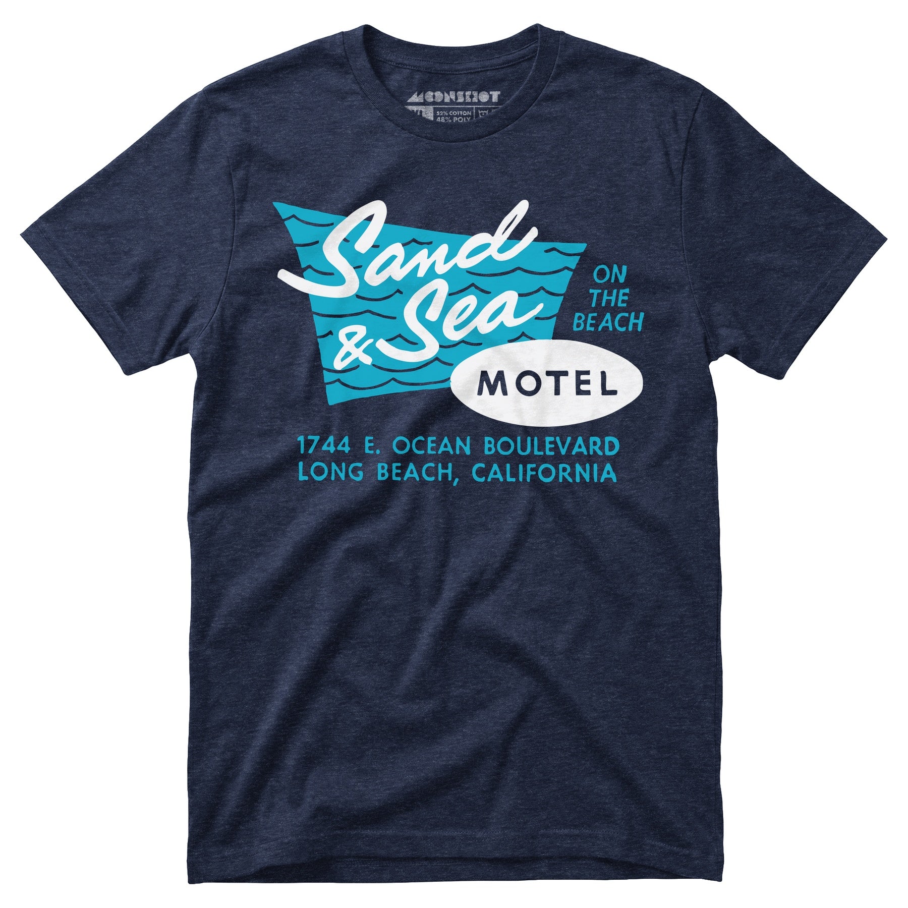 Sand & Sea Motel - Long Beach, CA - Vintage Motel - Unisex T-Shirt