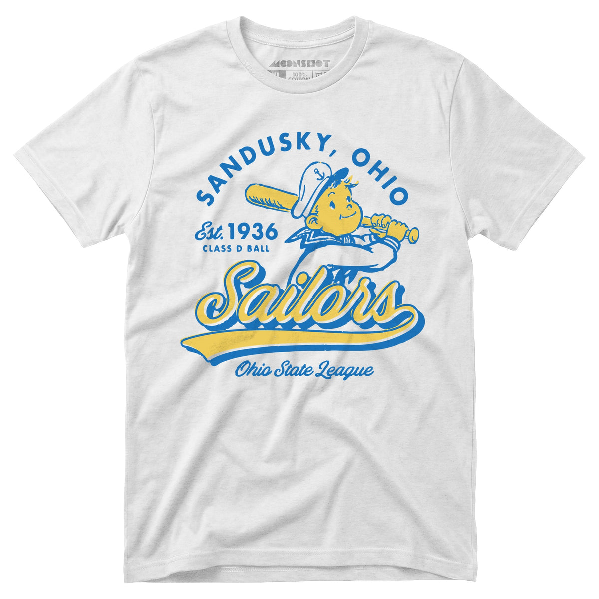 Sandusky Sailors - Ohio - Vintage Defunct Baseball Teams - Unisex T ...