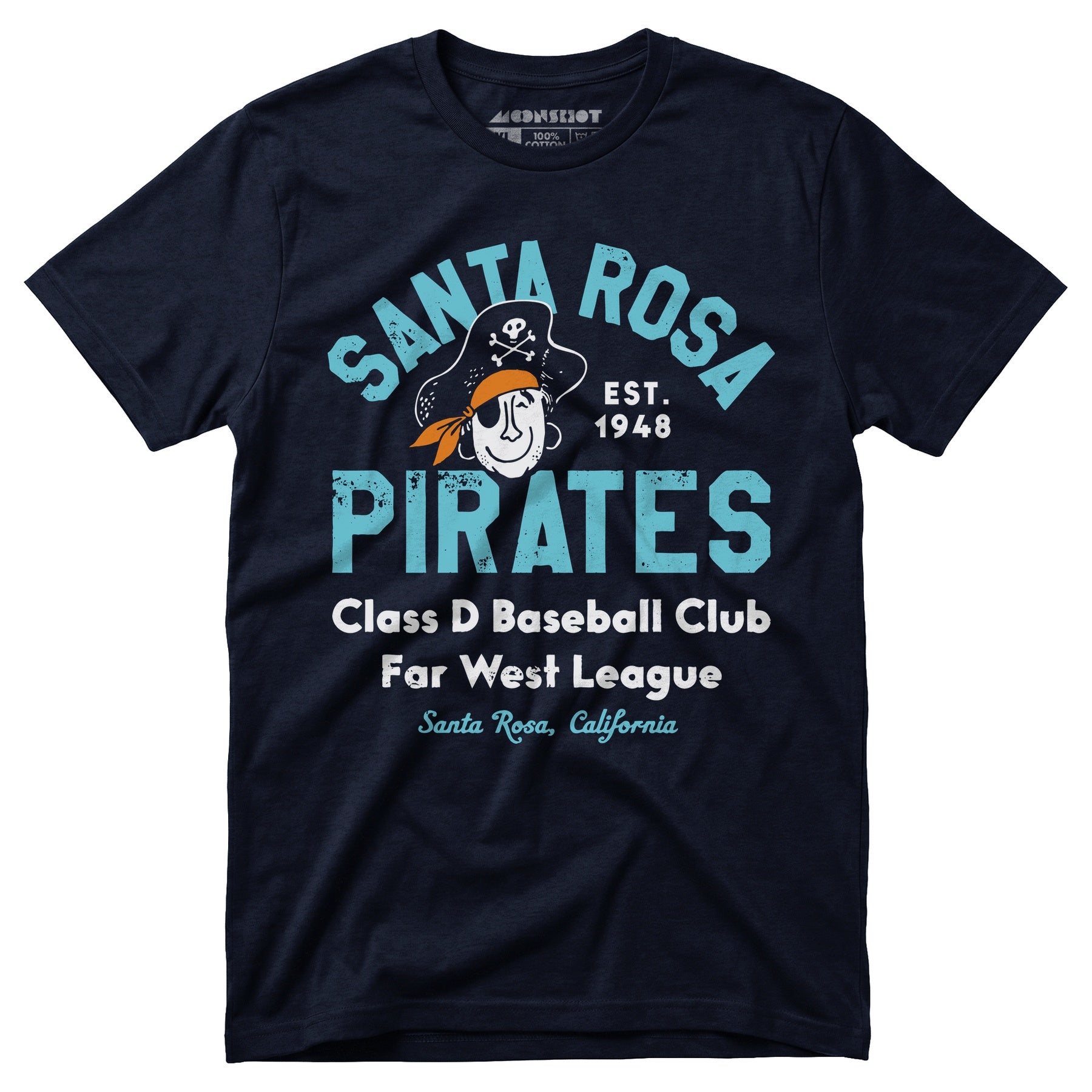 Santa Rosa Pirates - California - Vintage Defunct Baseball Teams - Unisex T-Shirt