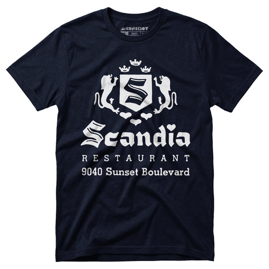 Scandia - West Hollywood, CA - Vintage Restaurant - Unisex T-Shirt