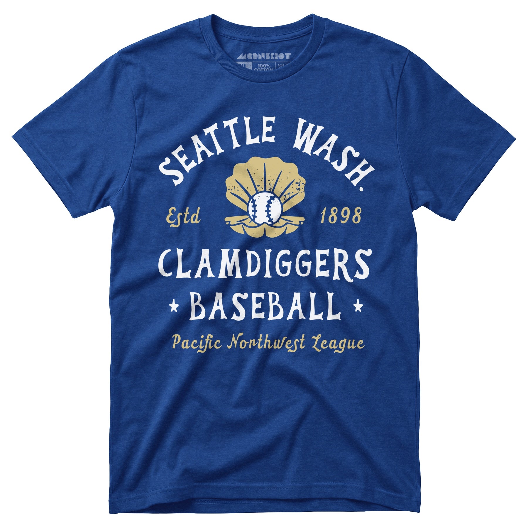 Seattle Clamdiggers - Washington - Vintage Defunct Baseball Teams - Unisex T-Shirt