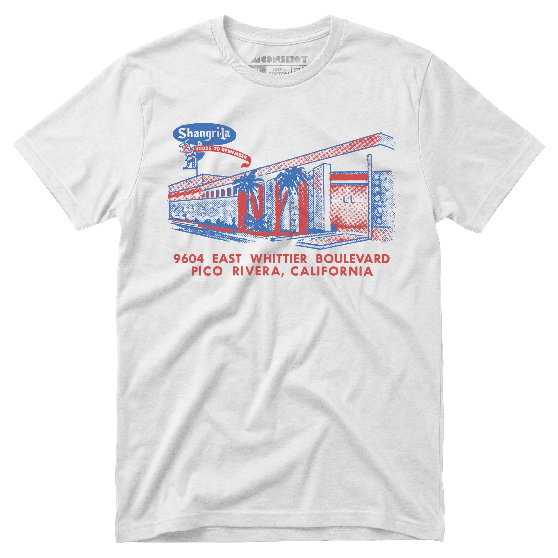 Shangri-La - Pico Rivera, CA - Vintage Restaurant - Unisex T-Shirt