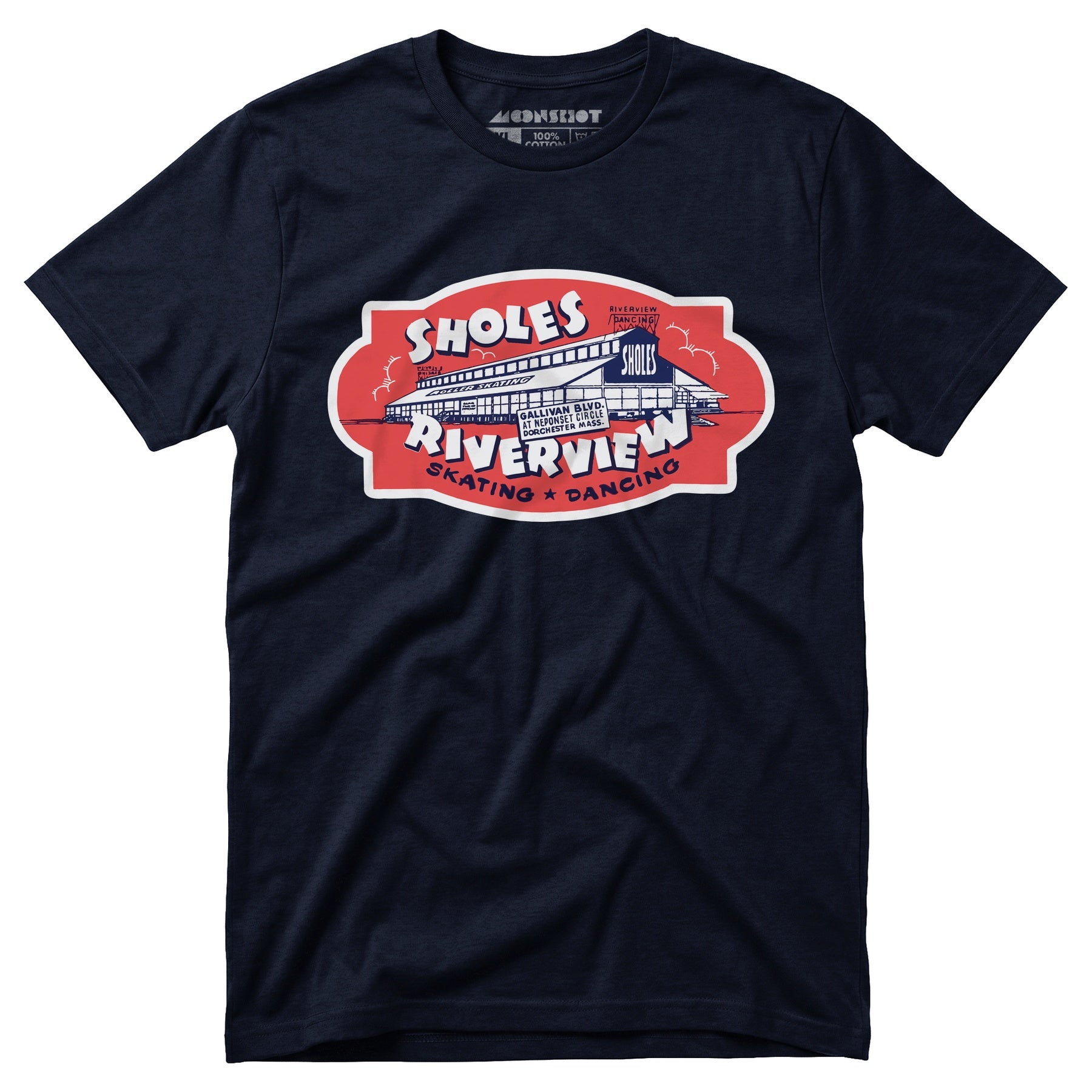 Sholes Riverview - Dorchester, MA - Vintage Roller Rink - Unisex T-Shirt
