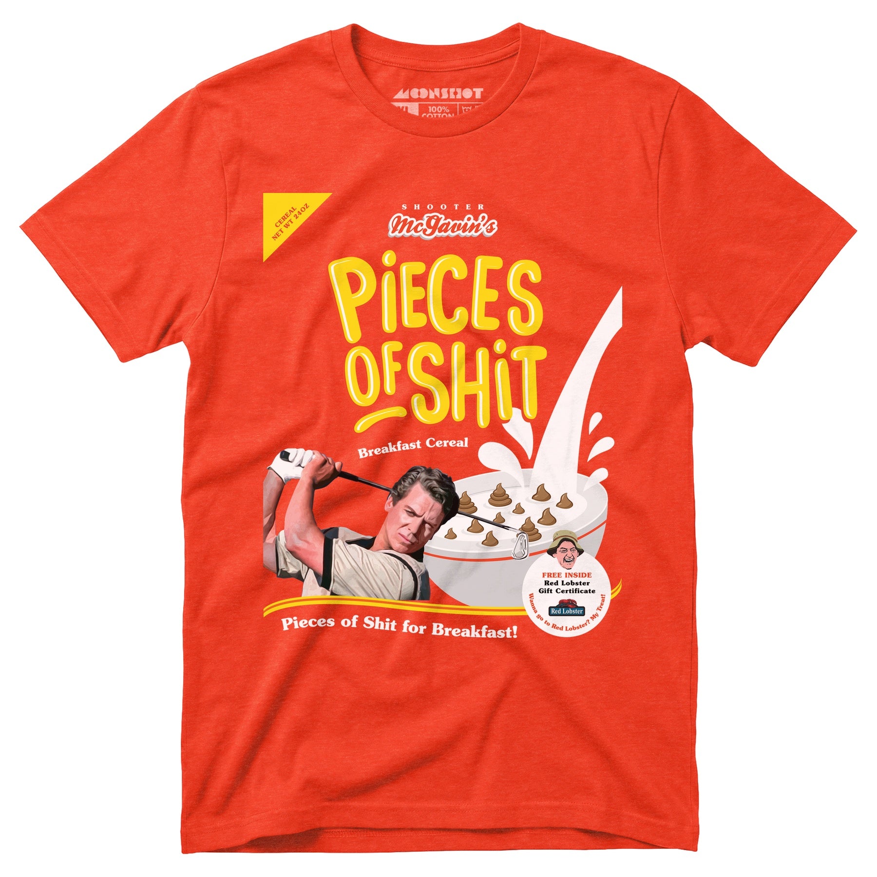 Shooter McGavin's Pieces of Shit Breakfast Cereal - Unisex T-Shirt