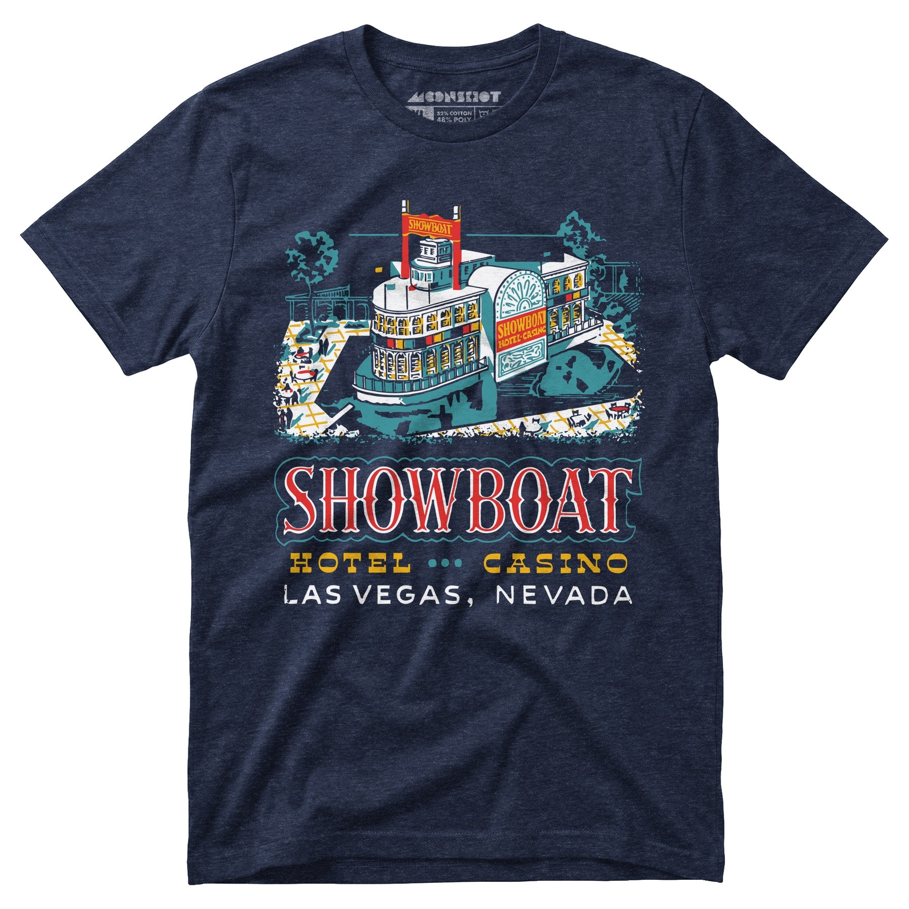 Showboat Hotel & Casino v2 - Vintage Las Vegas - Unisex T-Shirt