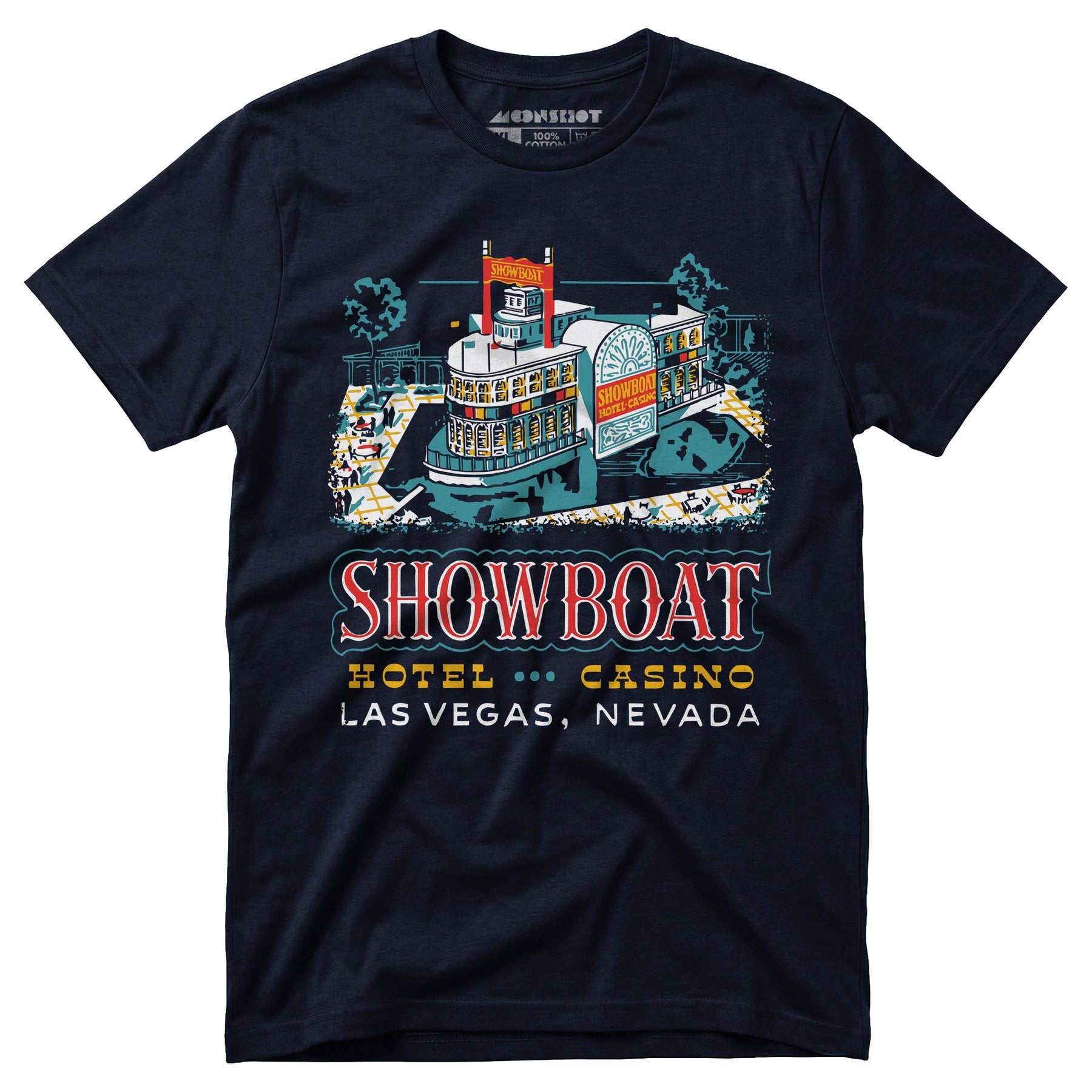 Showboat Hotel & Casino v2 - Vintage Las Vegas - Unisex T-Shirt