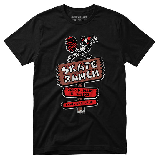 Skate Ranch - Santa Ana, CA - Vintage Roller Rink - Unisex T-Shirt