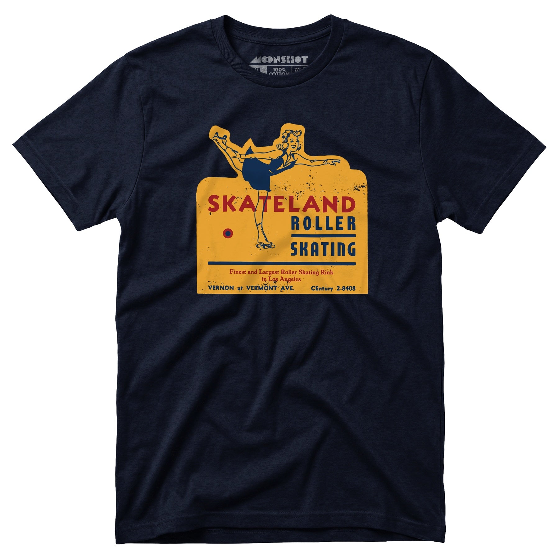 Skateland - Los Angeles, CA - Vintage Roller Rink - Unisex T-Shirt