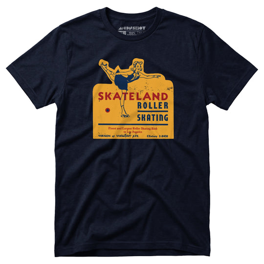 Skateland - Los Angeles, CA - Vintage Roller Rink - Unisex T-Shirt