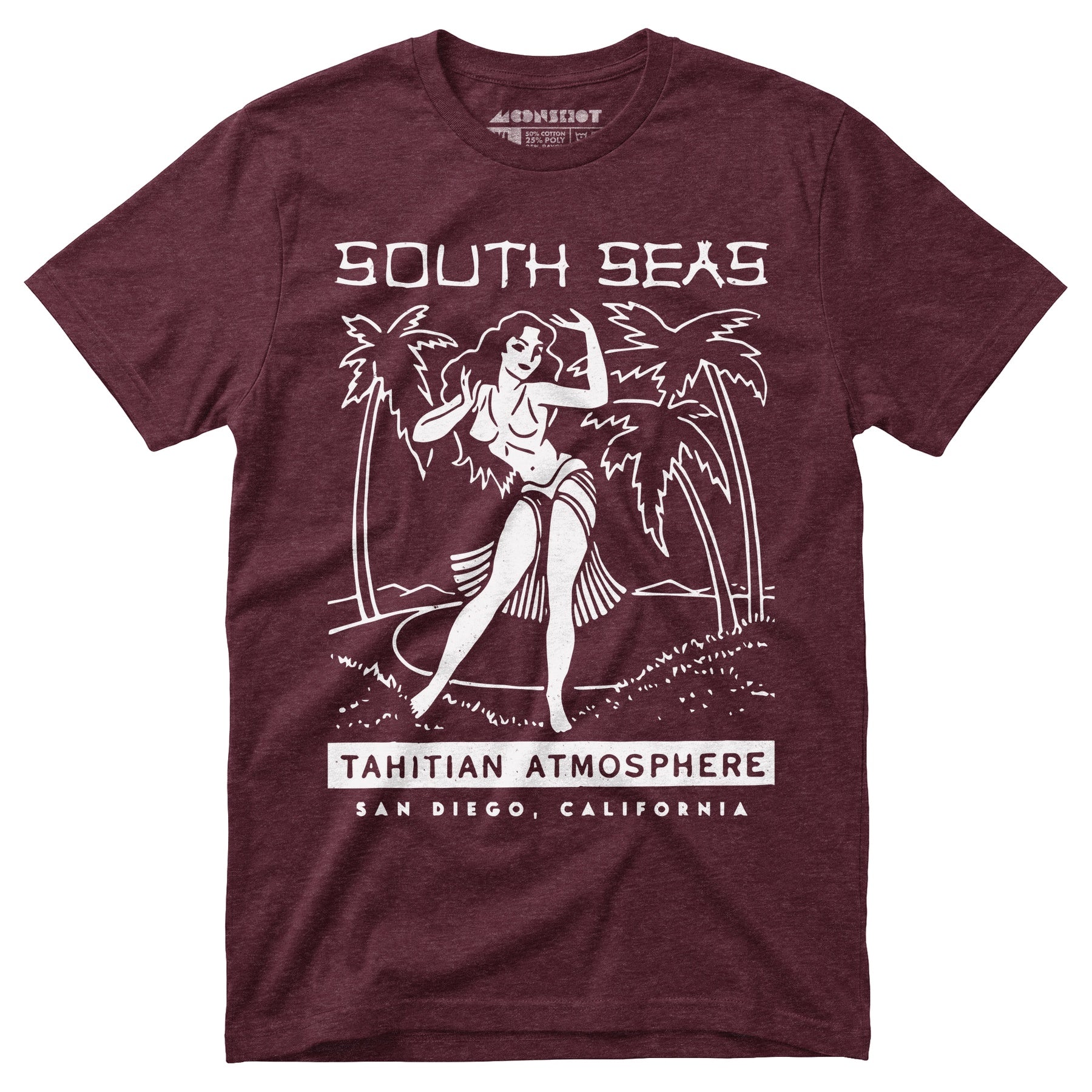South Seas - San Diego, CA - Vintage Tiki Bar - Unisex T-Shirt