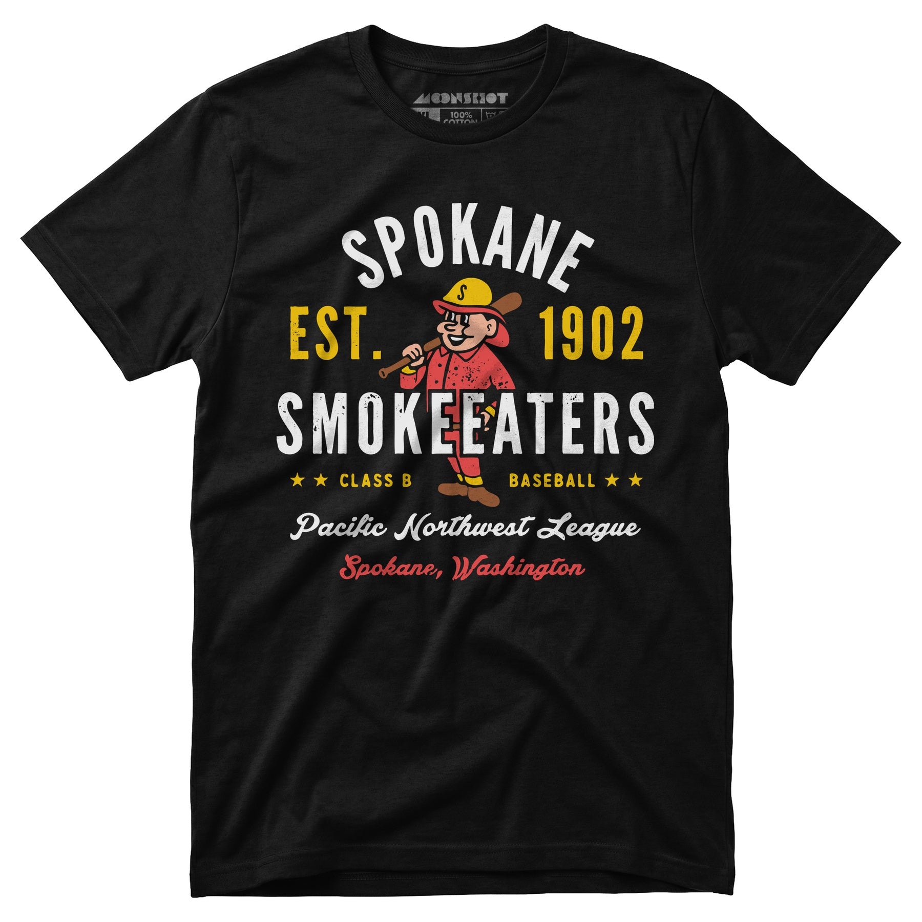 Spokane Smoke Eaters - Washington - Vintage Defunct Baseball Teams - Unisex T-Shirt