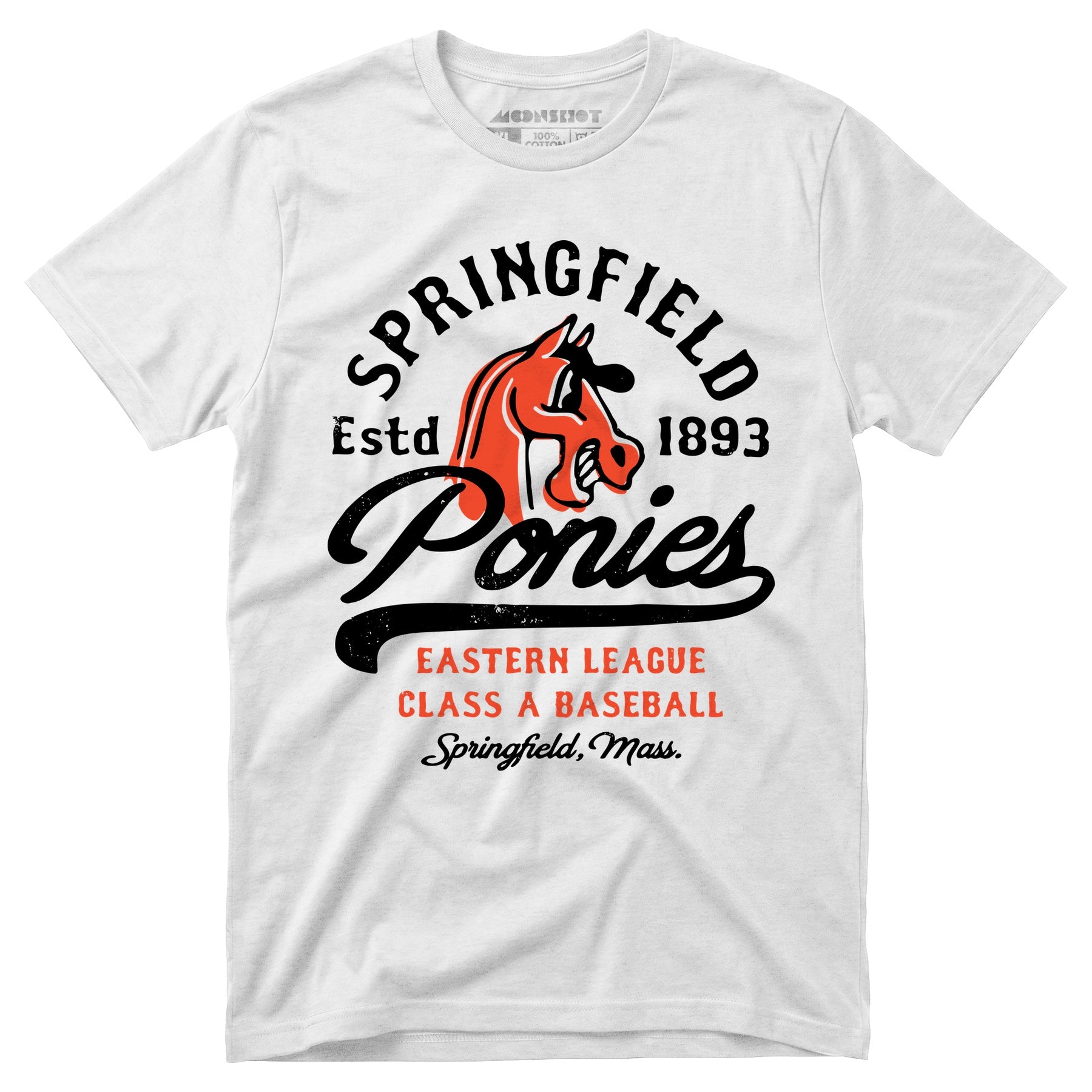 Springfield Ponies - Massachusetts - Vintage Defunct Baseball Teams - Unisex T-Shirt
