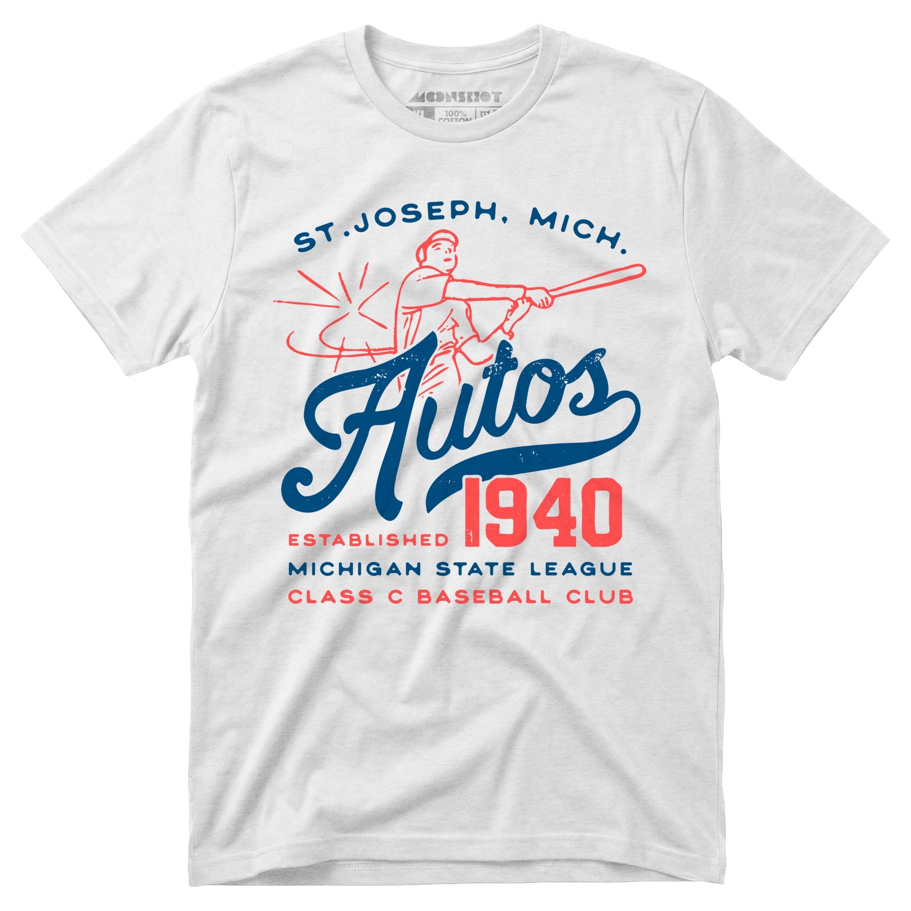 St. Joseph Autos - Michigan - Vintage Defunct Baseball Teams - Unisex T-Shirt