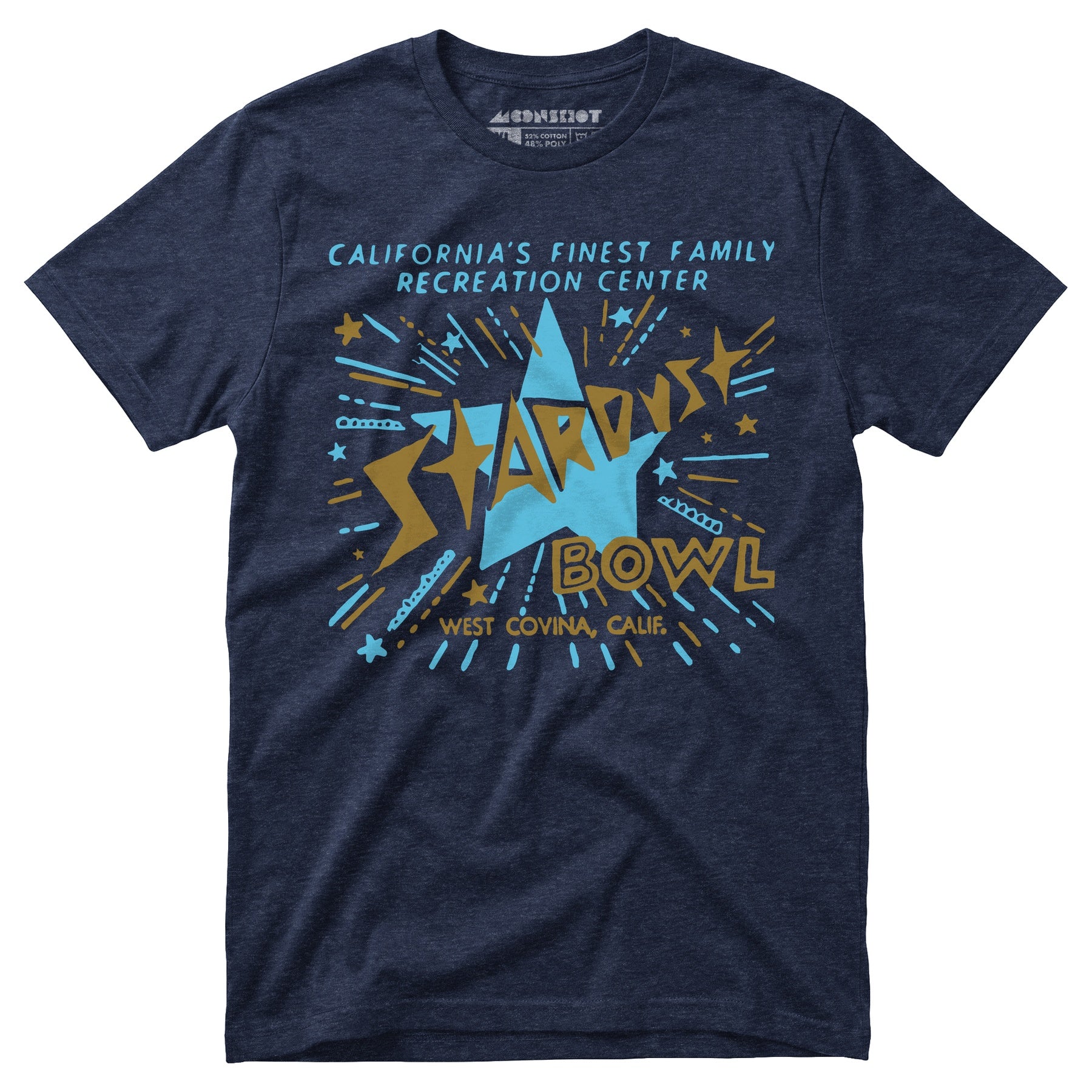 Stardust Bowl - West Covina, CA - Vintage Bowling Alley - Unisex T-Shirt