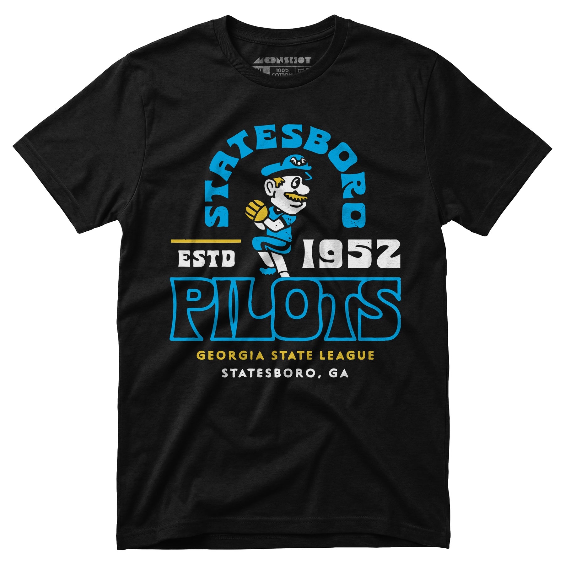 Statesboro Pilots - Georgia - Vintage Defunct Baseball Teams - Unisex T-Shirt