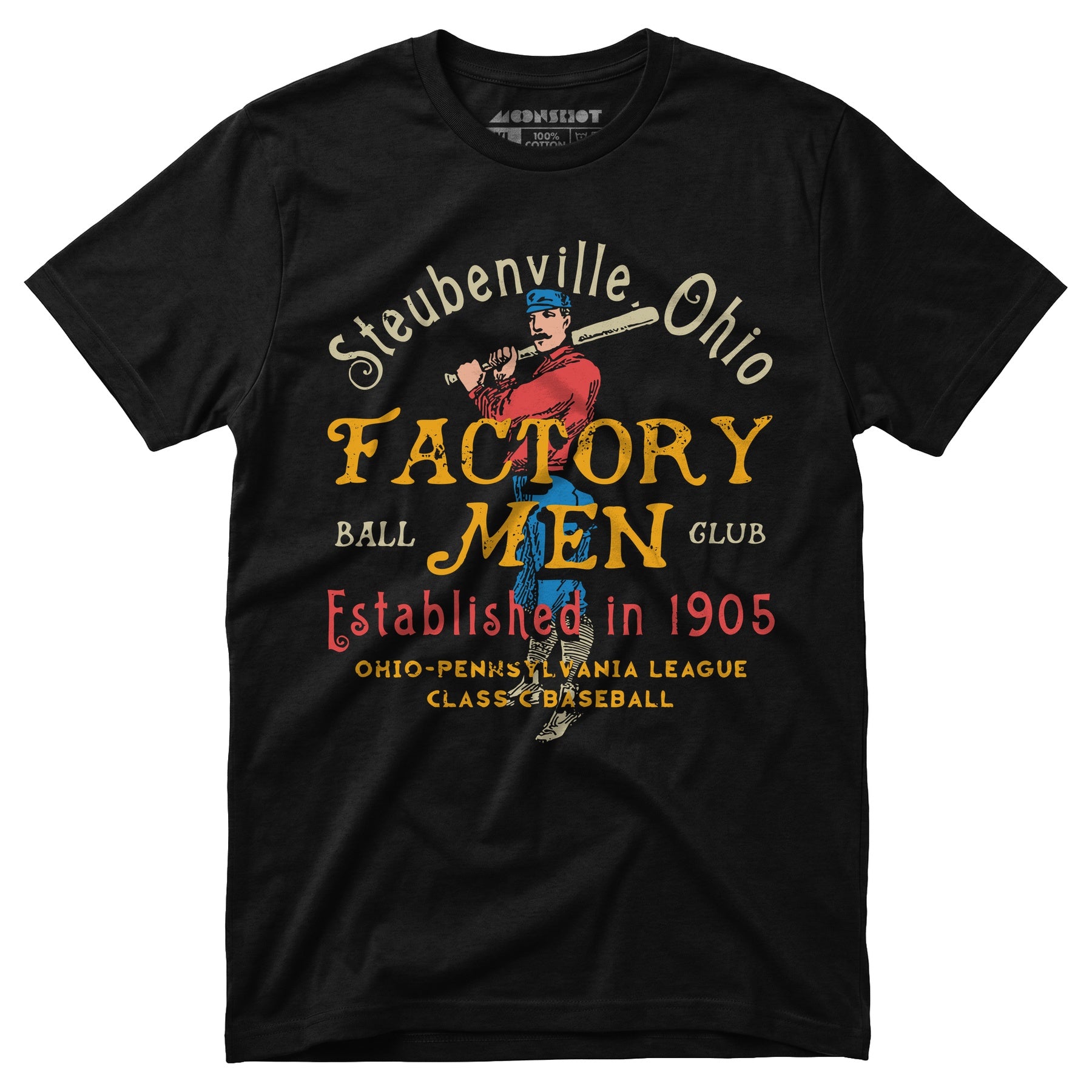 Steubenville Factory Men - Ohio - Vintage Defunct Baseball Teams - Unisex T-Shirt