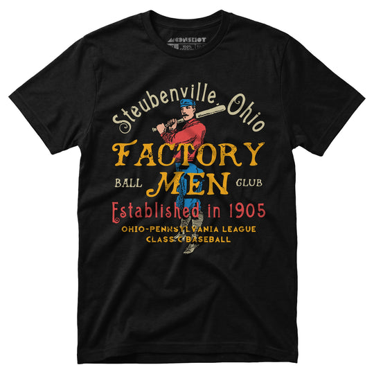 Steubenville Factory Men - Ohio - Vintage Defunct Baseball Teams - Unisex T-Shirt
