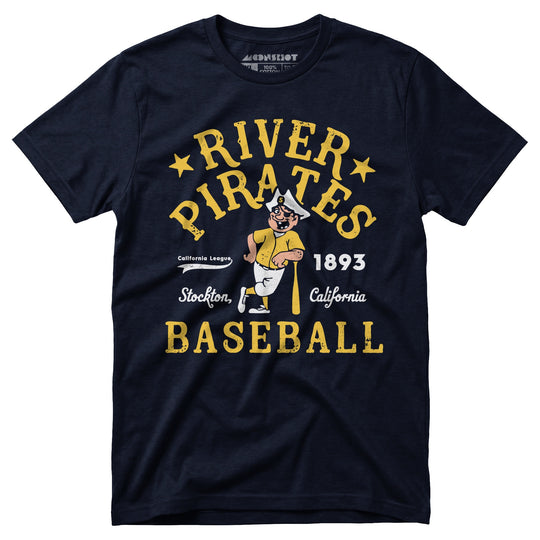 Stockton River Pirates - California - Vintage Defunct Baseball Teams - Unisex T-Shirt