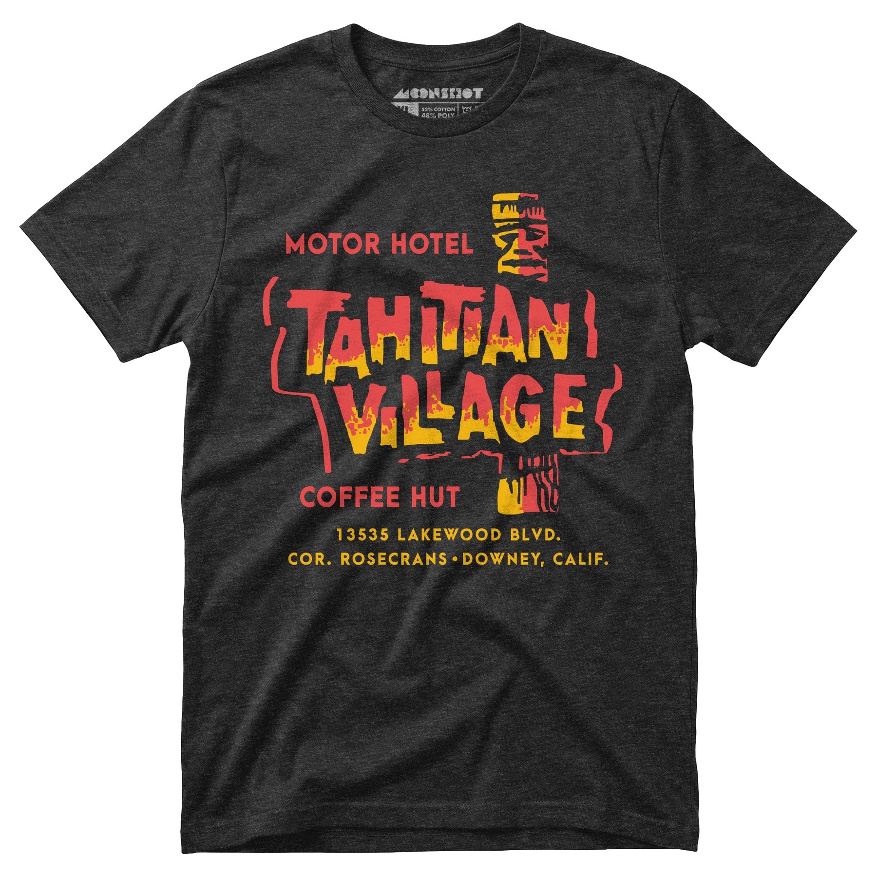 Tahitian Village - Downey, CA - Vintage Tiki Bar - Unisex T-Shirt