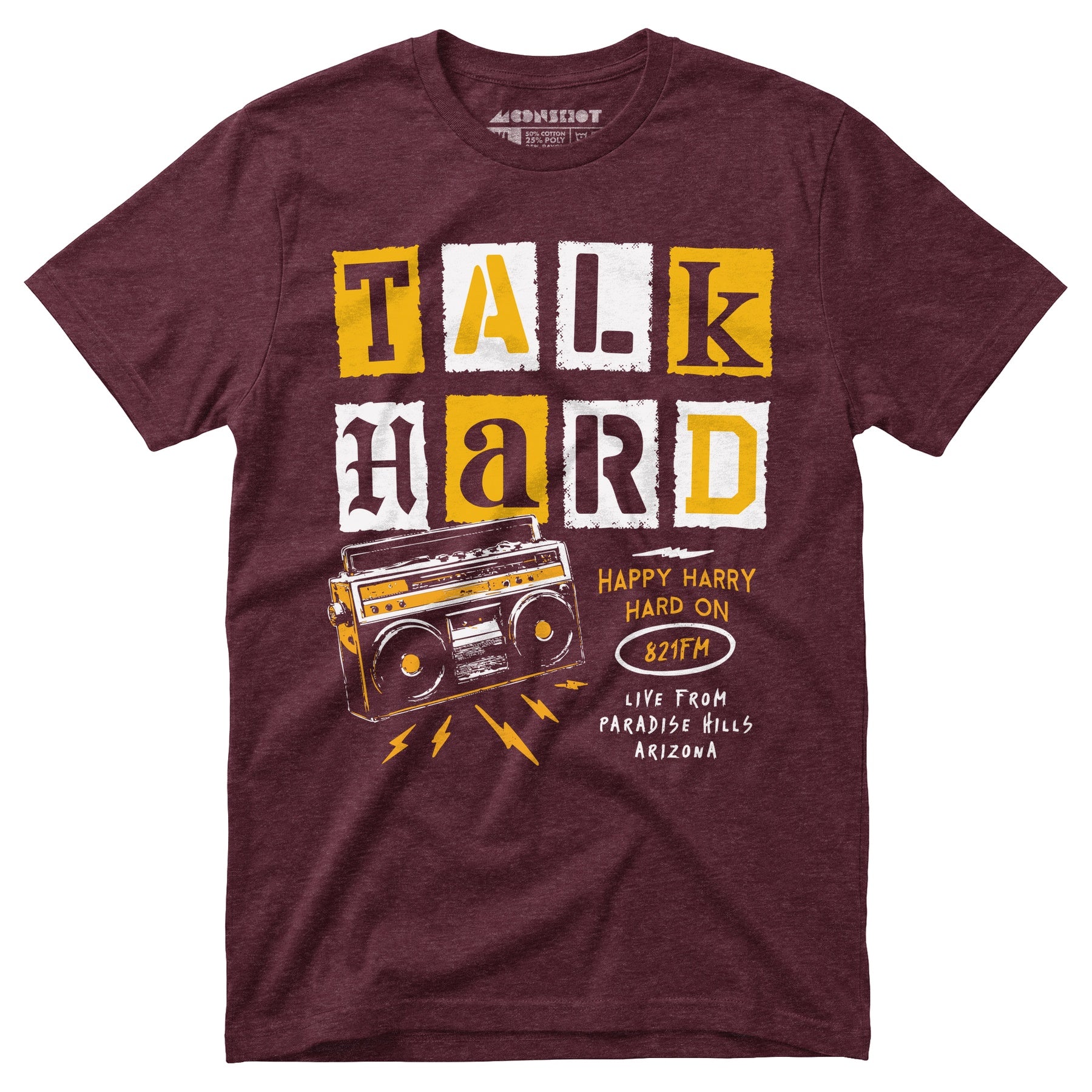 Talk Hard - Pump Up the Volume - Unisex T-Shirt