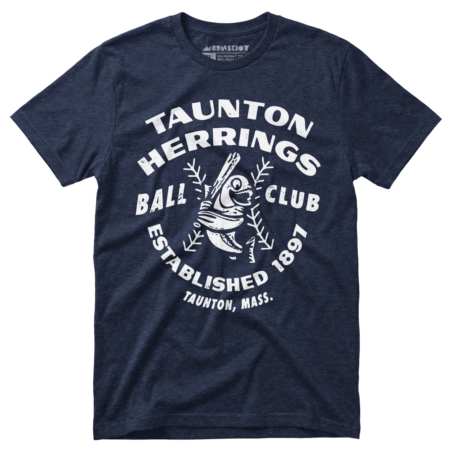 Taunton Herrings - Massachusetts - Vintage Defunct Baseball Teams - Unisex T-Shirt