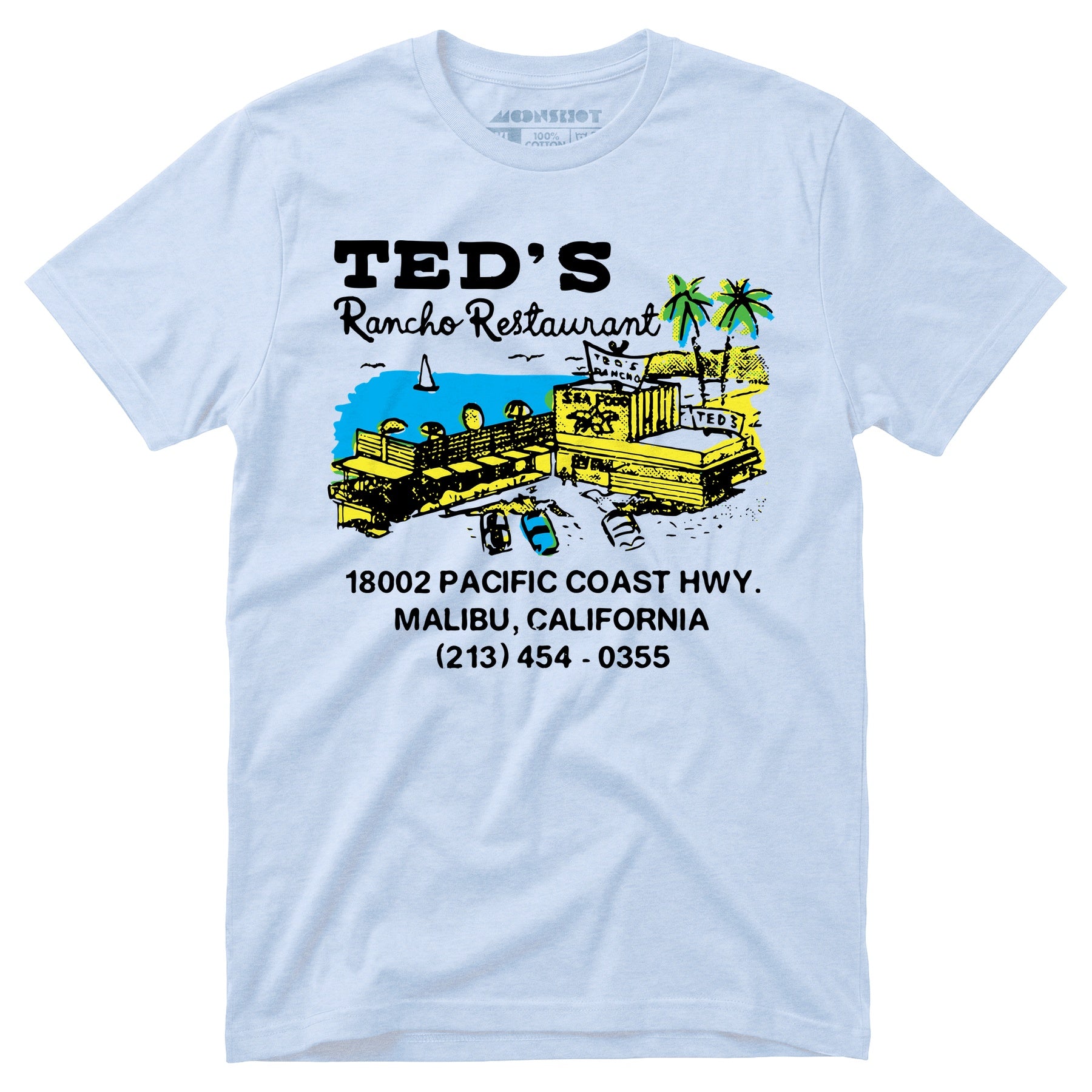 Ted's Rancho Restaurant - Malibu, CA - Vintage Restaurant - Unisex T-Shirt