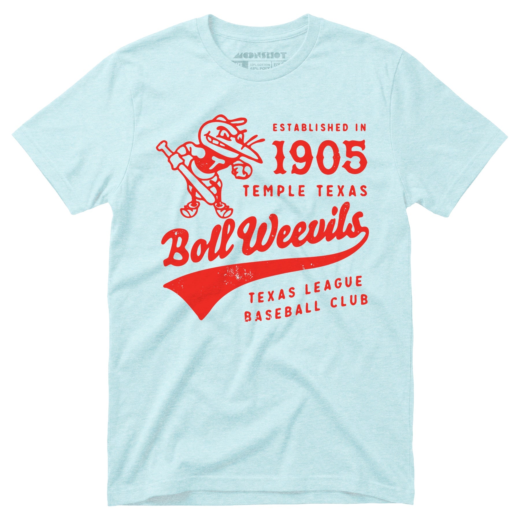 Temple Boll Weevils - Texas - Vintage Defunct Baseball Teams - Unisex T-Shirt