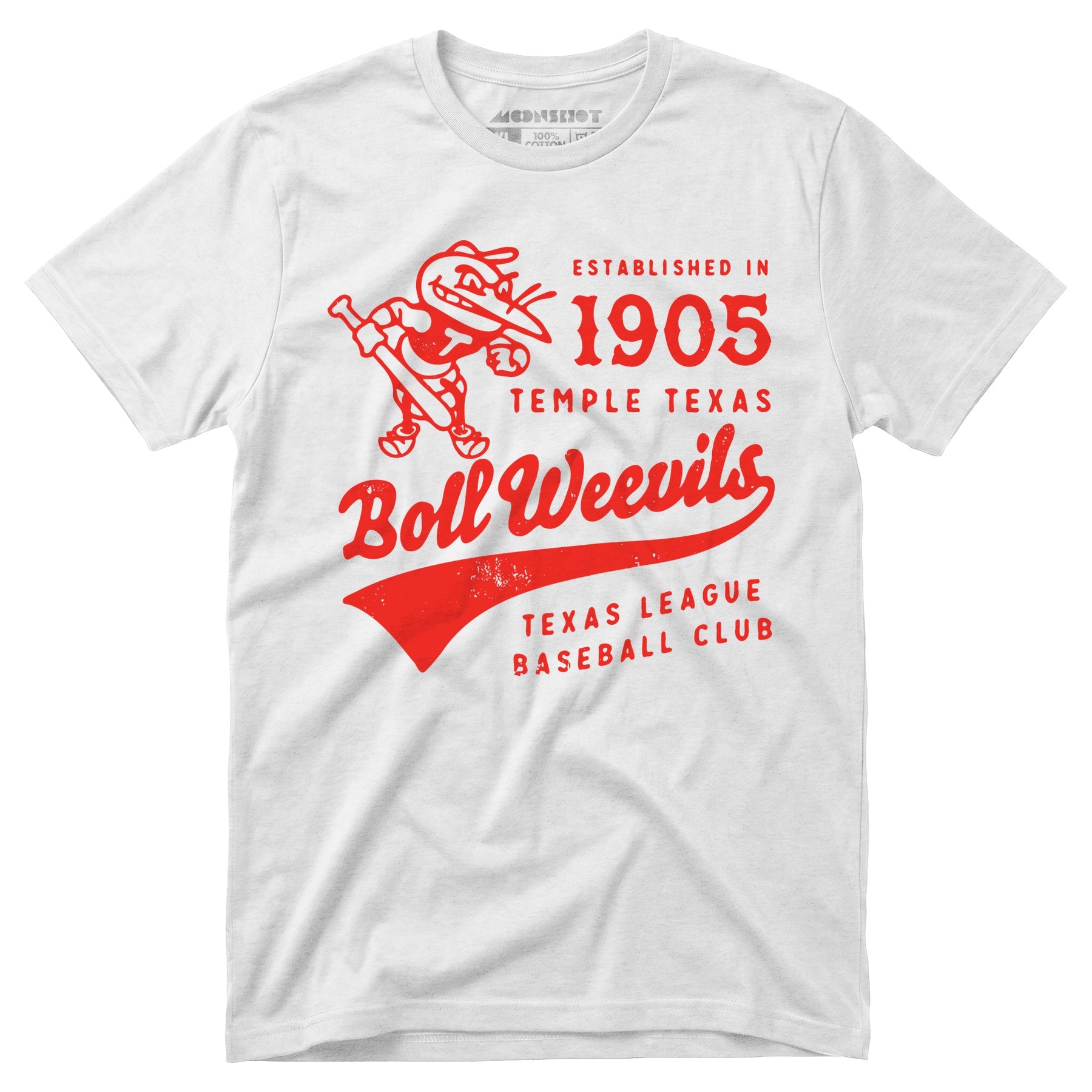 Temple Boll Weevils - Texas - Vintage Defunct Baseball Teams - Unisex T-Shirt