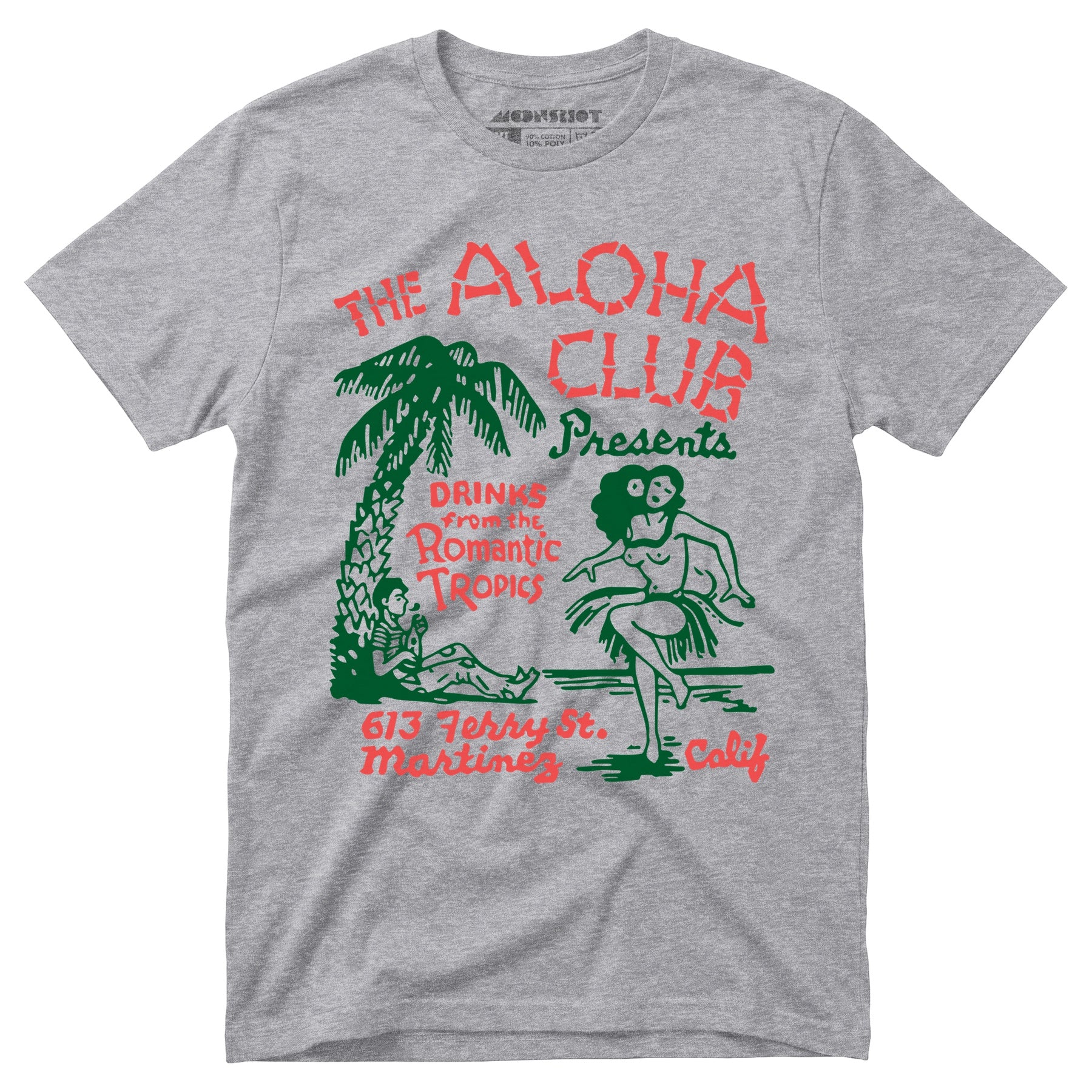 The Aloha Club - Martinez, CA - Vintage Tiki Bar - Unisex T-Shirt