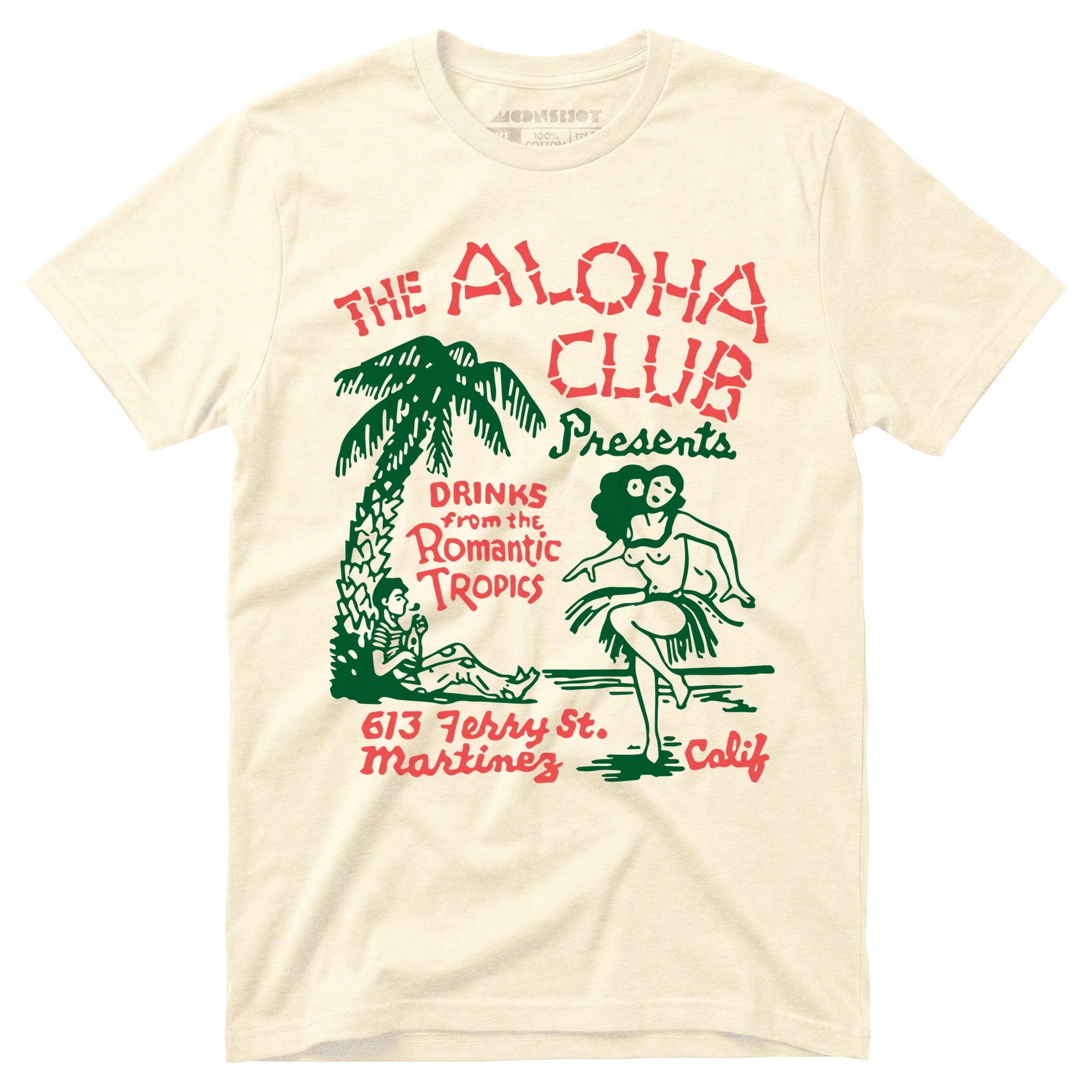 The Aloha Club - Martinez, CA - Vintage Tiki Bar - Unisex T-Shirt